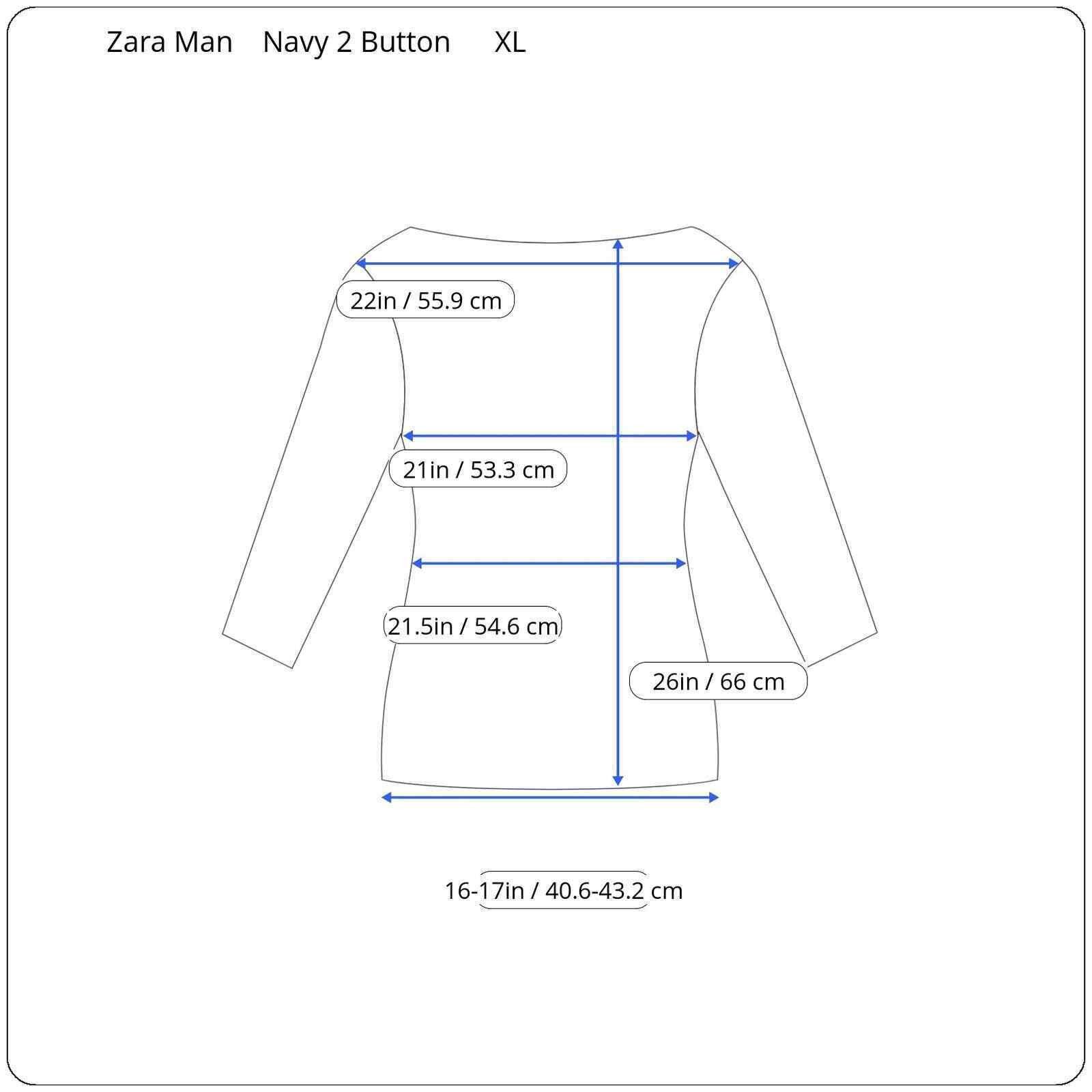 Zara Zara Men's Heritage Navy Blue Wool Sweater XL Classic Jumper Size US XL / EU 56 / 4 - 9 Thumbnail