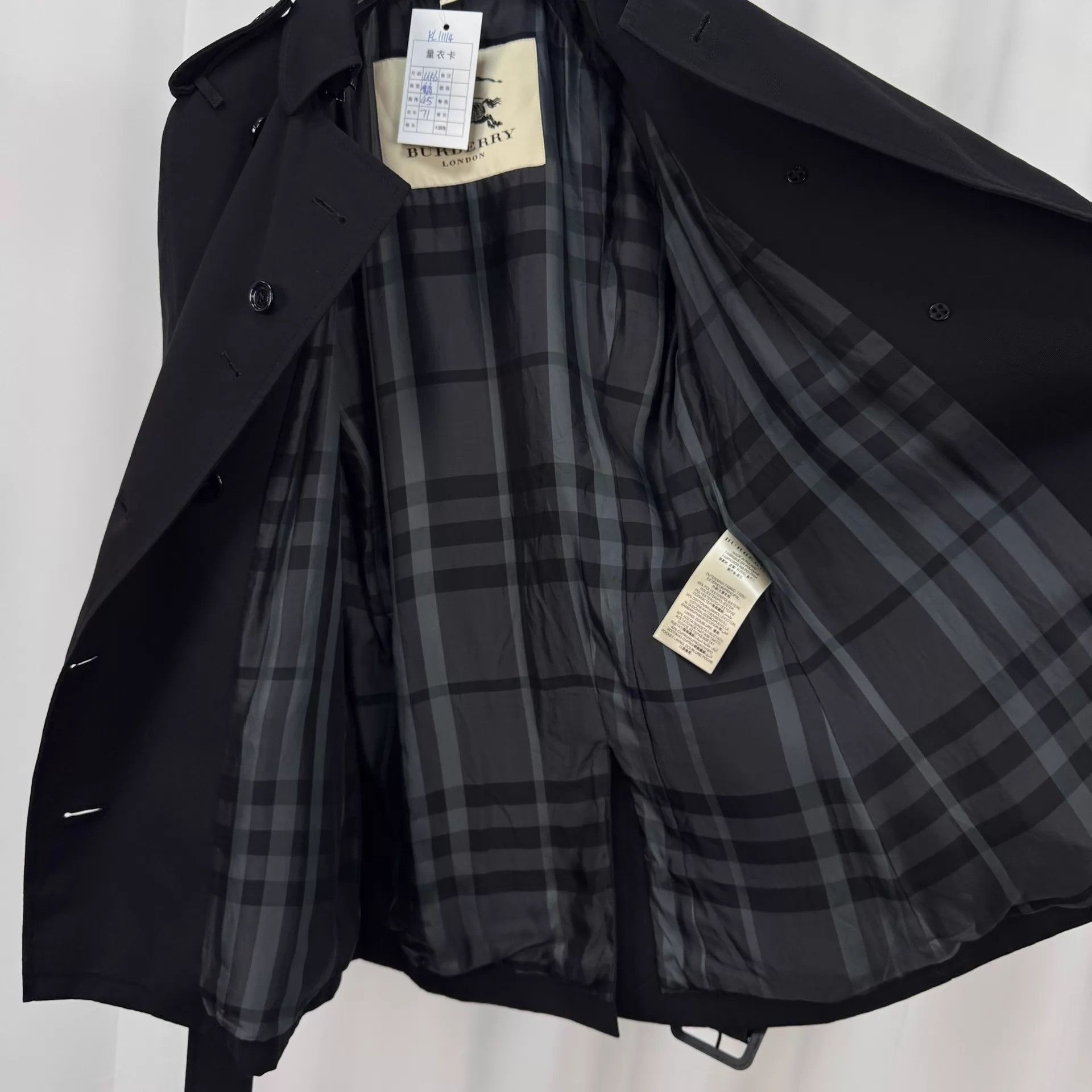 Burberry Burberry Double-Breasted Check Lined Trench UK6New Size XS / US 0-2 / IT 36-38 - 5 Thumbnail