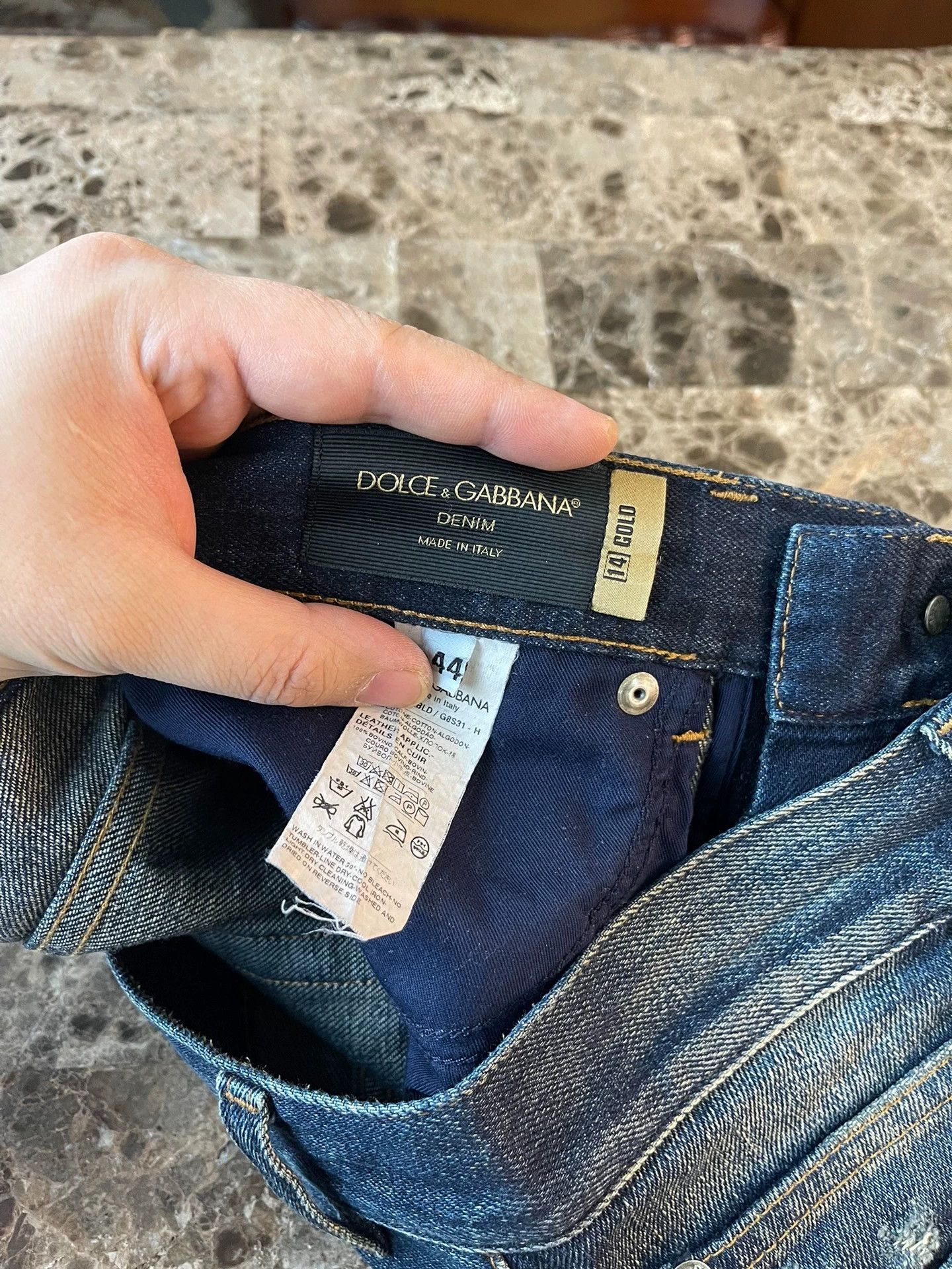 Dolce & Gabbana DG Size 44 Jeans Subtle Distressed Light Blue Versatile Size US 28 / EU 44 - 5 Thumbnail