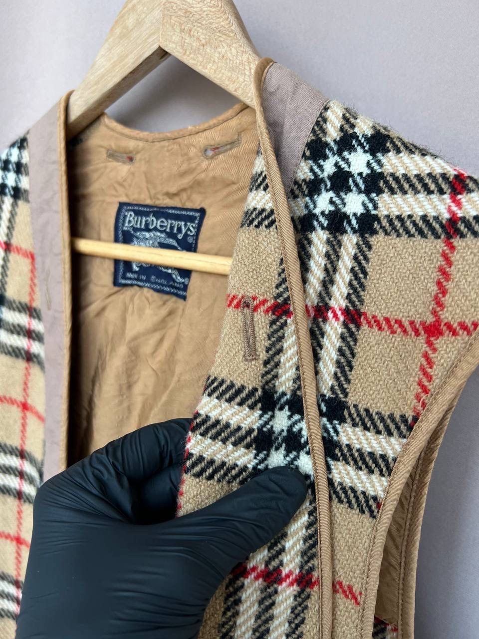 Burberry Burberrys Trench Coat Inner Lining 100% Wool Vintage Size L Size L / US 10 / IT 46 - 9 Thumbnail