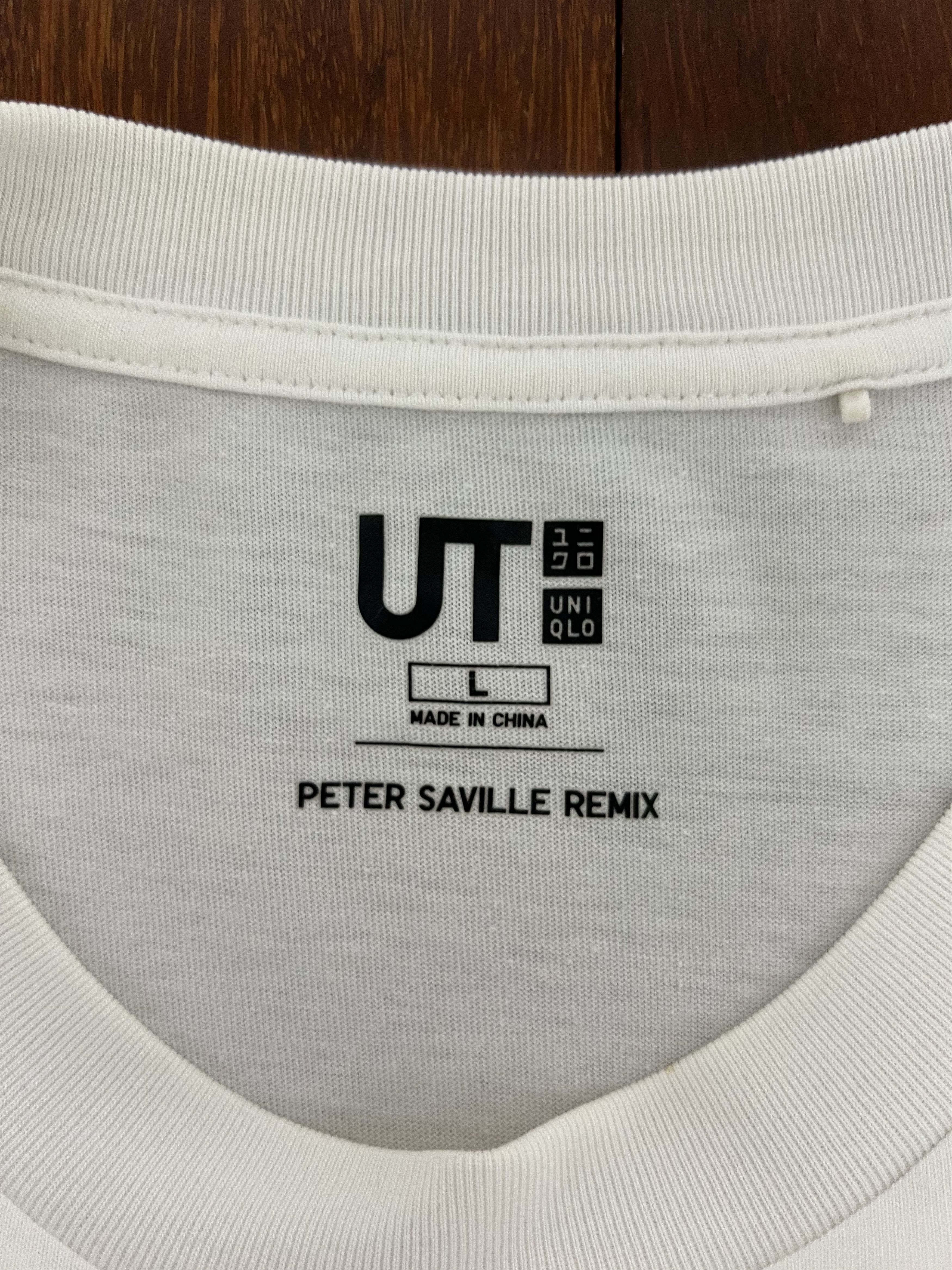 New Order 💚 New Order x Uniqlo x Peter Saville Blue Monday White Tee Size US L / EU 52-54 / 3 - 5 Thumbnail