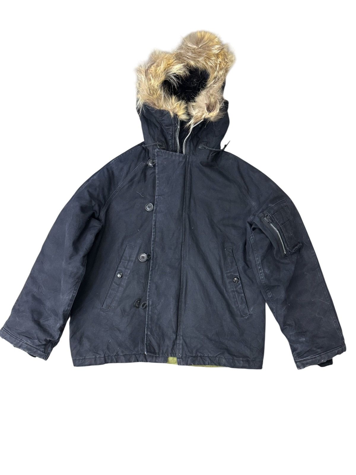 Vintage Vintage 80s N2B Flying Jacket Hooded Made In USA Size US M / EU 48-50 / 2 - 1 Thumbnail