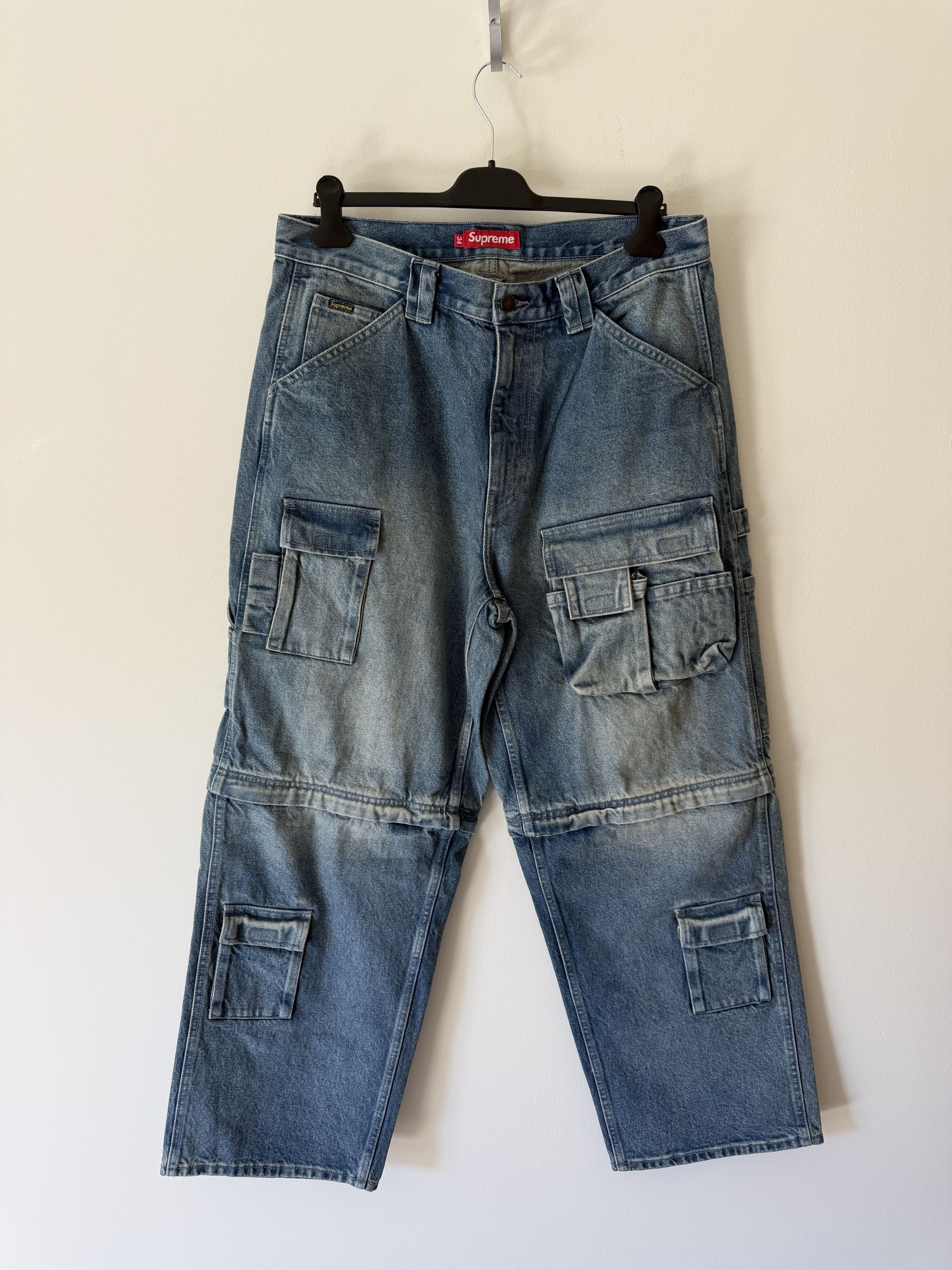 Supreme s logo loose fit jean ss24 in hand ship right away | Grailed
