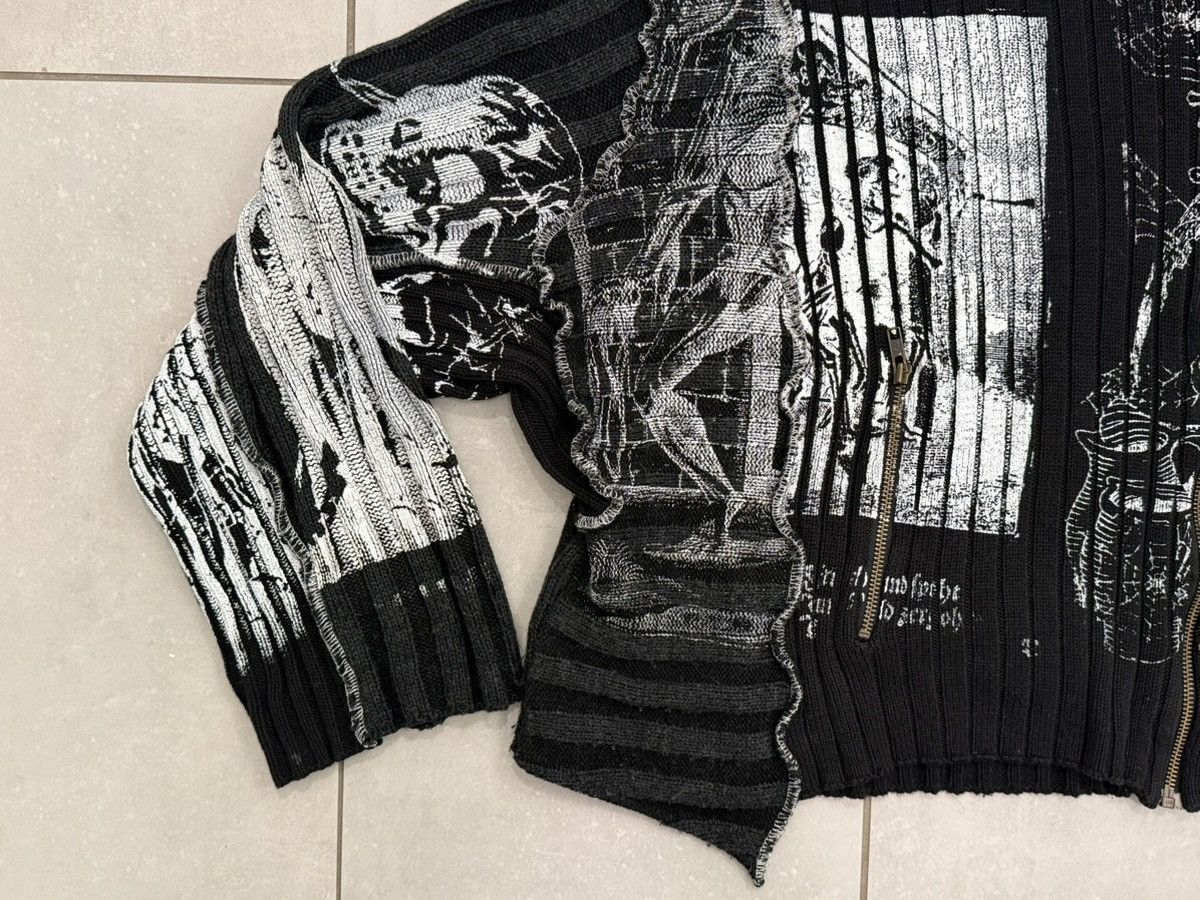 Other ONE OF A KIND ESHOUTSIDER HANDPAINTED STRIPED ZIP SWEATER Size US L / EU 52-54 / 3 - 2 Thumbnail