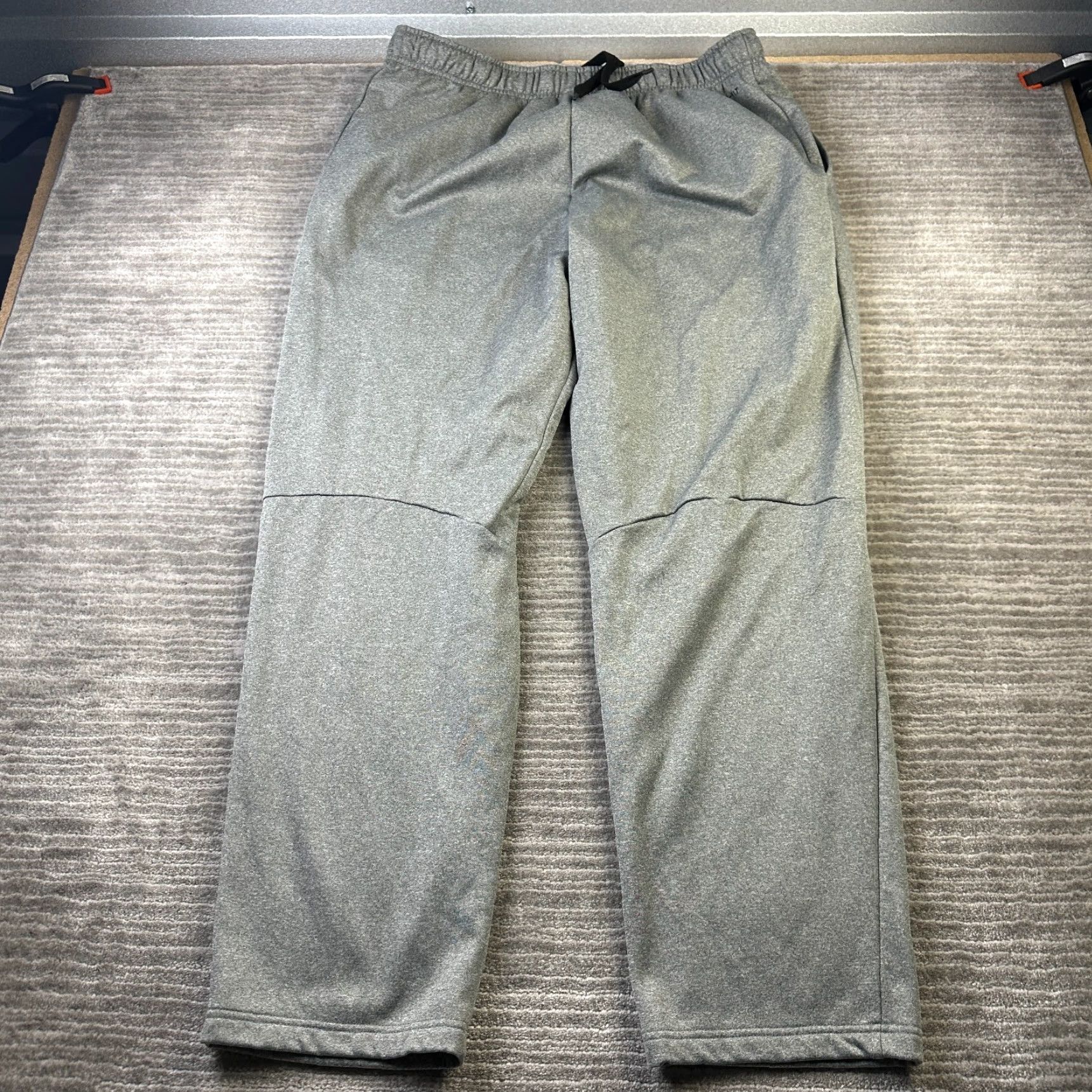 Nike Nike Pants Mens 2XL Gray Dri-FIT Sweatpants Training Gym Regular Waist 36 In Pockets Adjustable Size US 39 - 2 Thumbnail