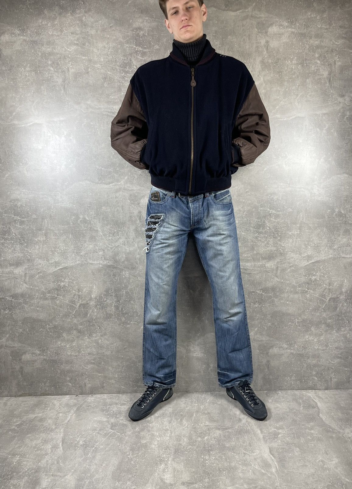 Iceberg Iceberg Arctic Survival Wool/Leather Bomber Varsity Jacket Size US L / EU 52-54 / 3 - 4 Thumbnail