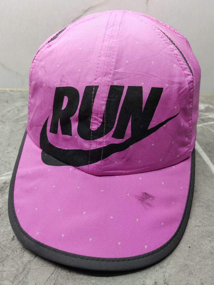 Nike Vintage Nike Running Cap Hat Size ONE SIZE - 1 Thumbnail