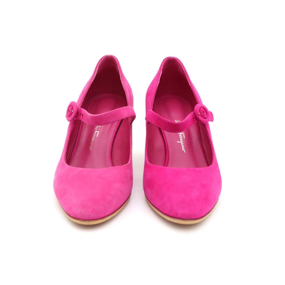 Salvatore Ferragamo o1y0426 Pumps in Fuchsia Size US 9 / IT 39 - 2 Thumbnail