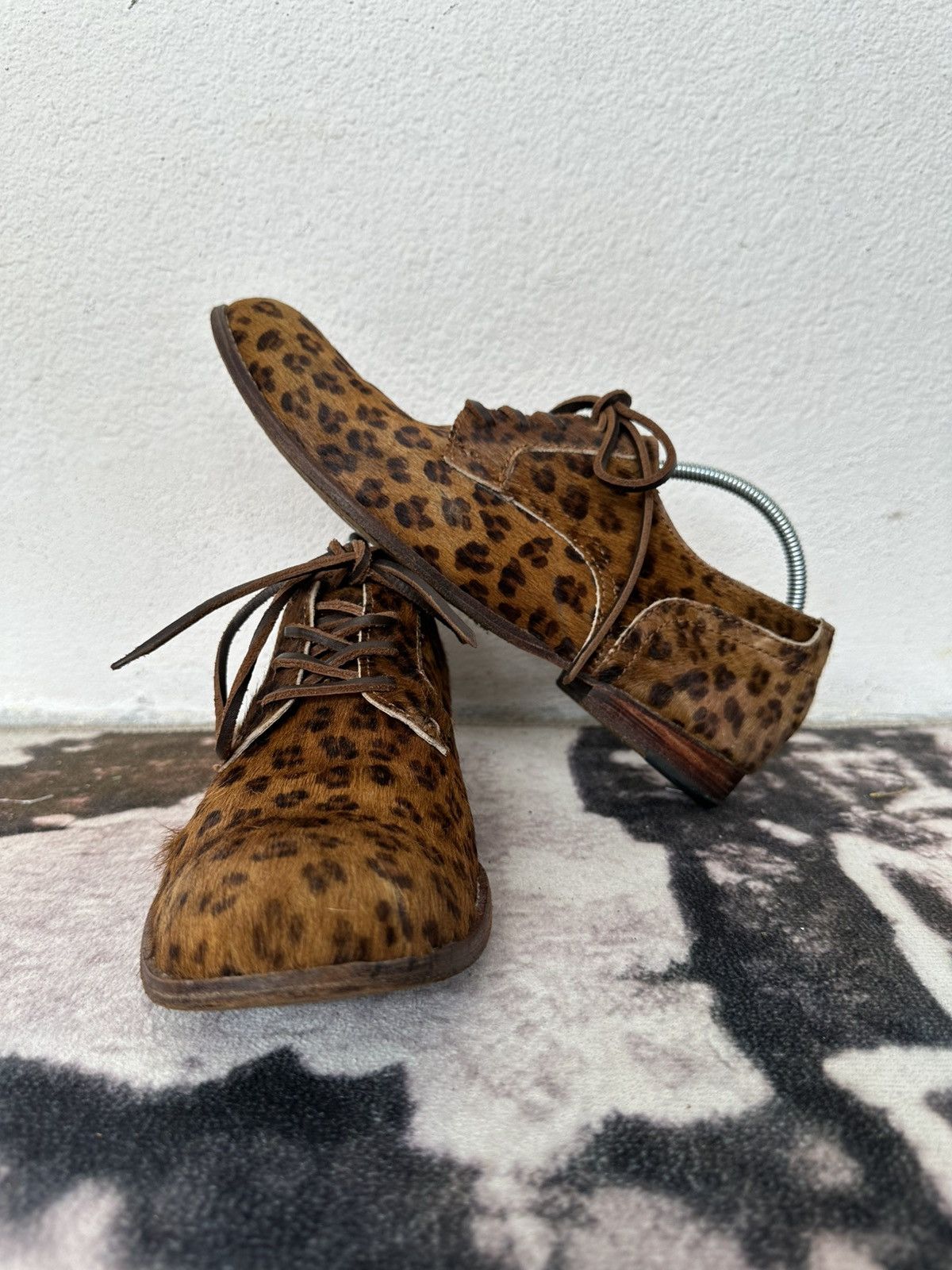14th Addiction 00’s Rattletrap leopard leathers shoes Size US 6 / EU 39 - 13 Thumbnail