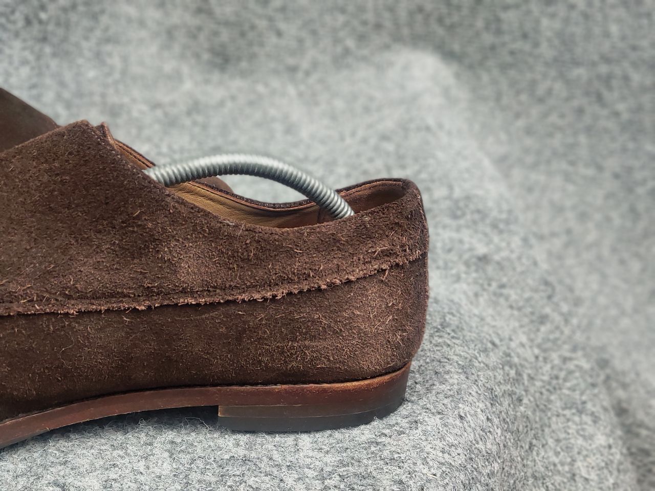 Vintage Gordon Bros Design Brown suede monk shoes with two straps Size US 12 / EU 45 - 14 Thumbnail
