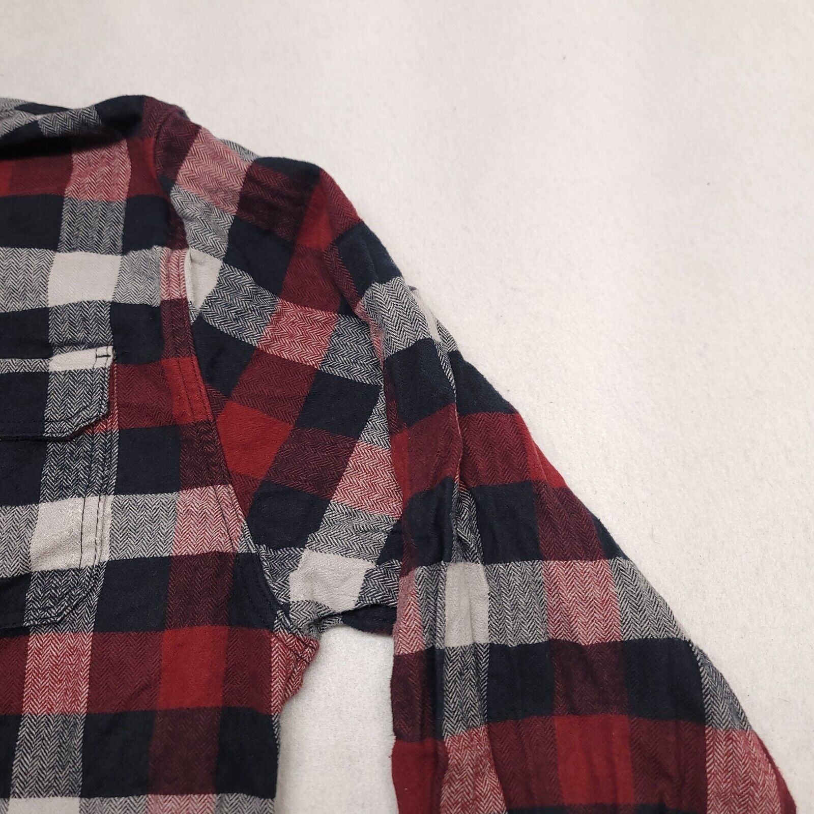 JACHS NY Jachs Gingham Flannel Shirt Mens Size XLT Red Black White Size US XL / EU 56 / 4 - 5 Thumbnail