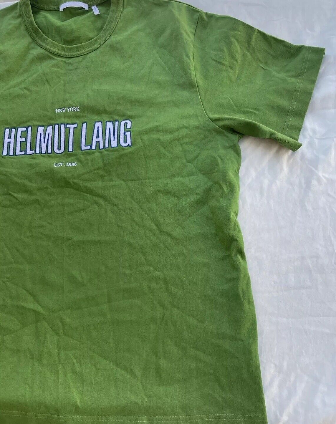 Helmut Lang Helmut Lang Men’s Shirt Sz XXL Green Streetwear New York Size US XXL / EU 58 / 5 - 2 Thumbnail