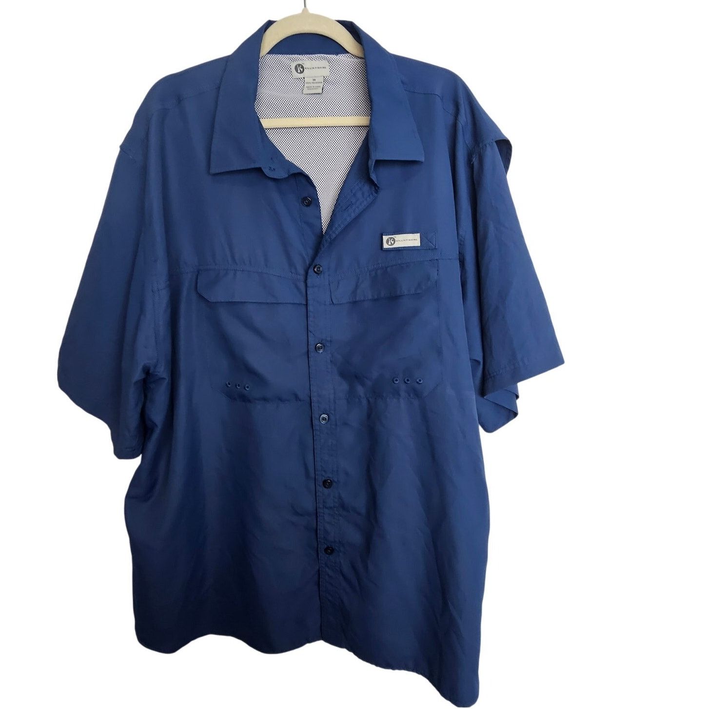 Killion Killik Mens Vented Fishing Shirt Size 3X Gorpcore Outdoor Size US XXL / EU 58 / 5 - 1 Thumbnail