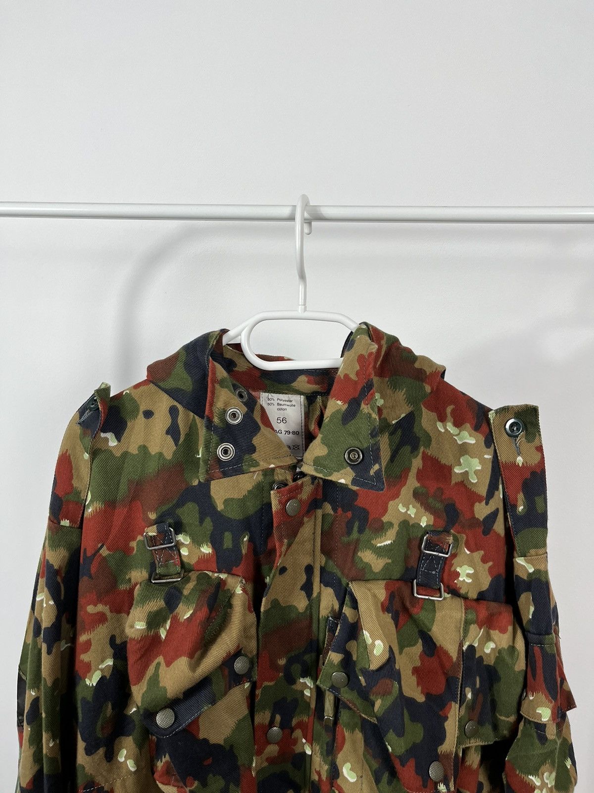 Vintage Vintage Military Camo Jacket Size US XL / EU 56 / 4 - 2 Thumbnail
