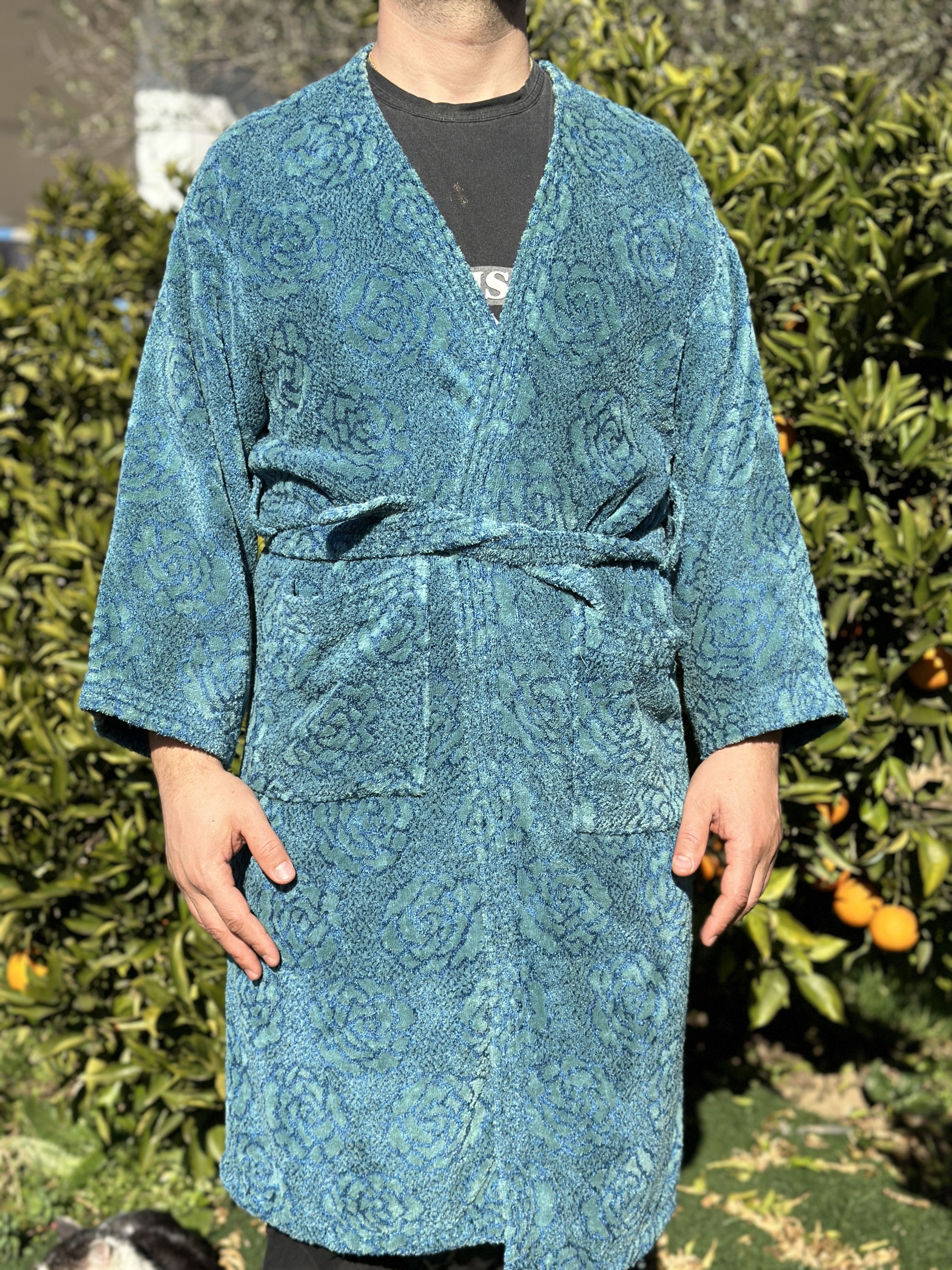 Missoni Bathrobe Missoni 3DKnit Floral Retro Light Robe Size L Size US L / EU 52-54 / 3 - 12 Thumbnail
