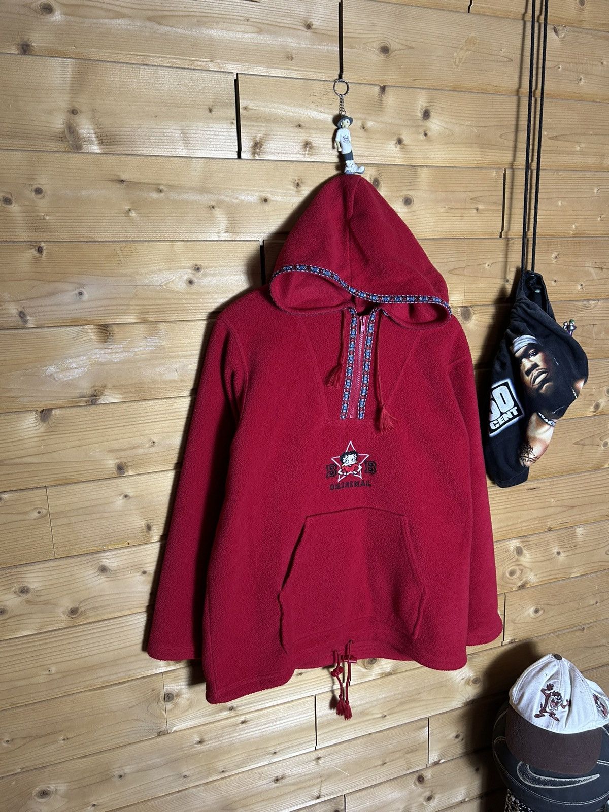 Vintage Vintage 2000 Betty Boop half zip fleece Size US S / EU 44-46 / 1 - 2 Thumbnail
