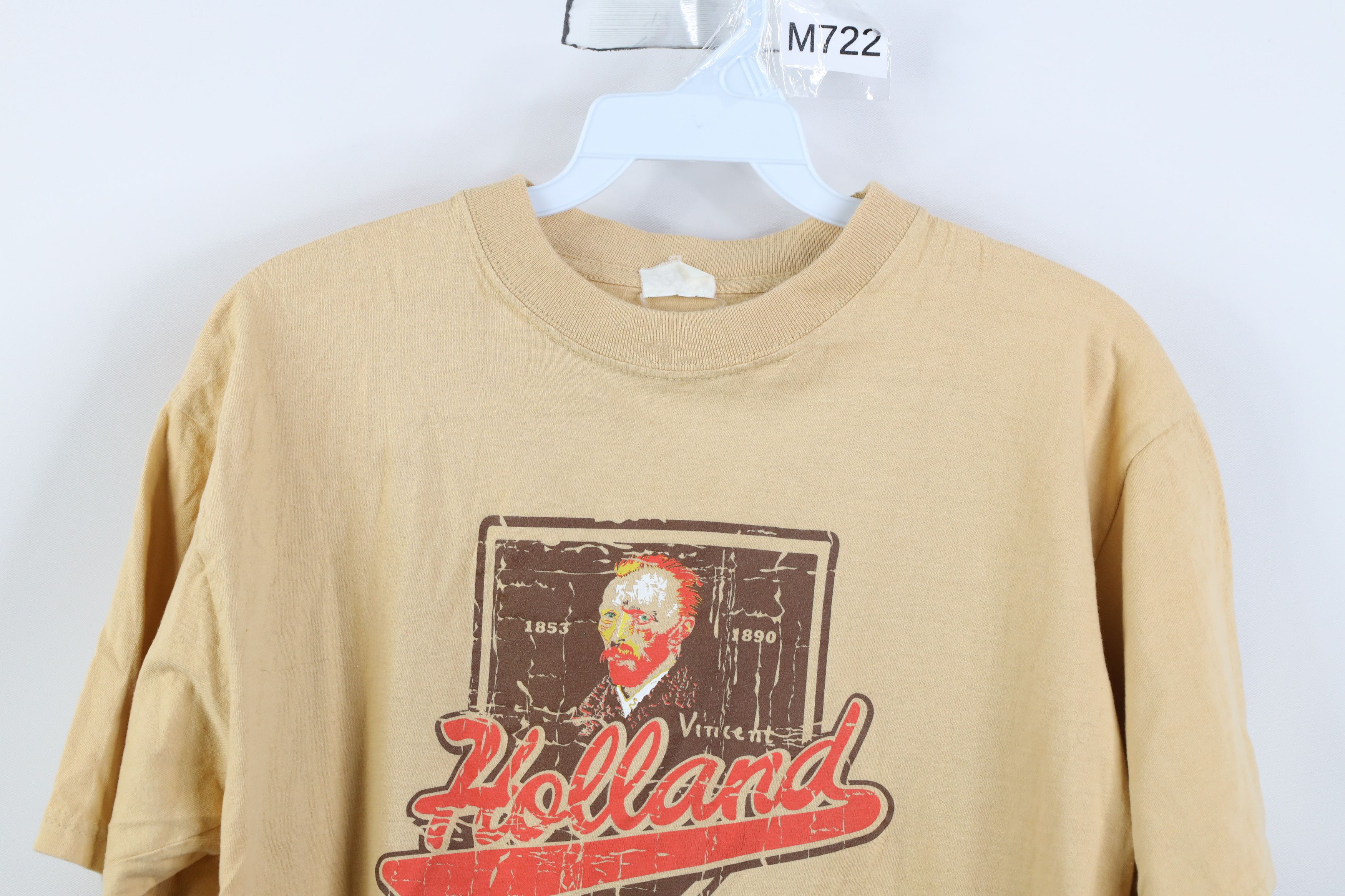 Vintage Vintage 90s Holland Vincent Van Gogh Artist T-Shirt Wheat Size S / US 4 / IT 40 - 2 Thumbnail