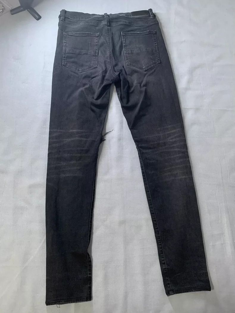 Amiri AMIRI Casual Denim Jeans with Floral Patchwork-2506 Size US 36 / EU 52 - 2 Thumbnail