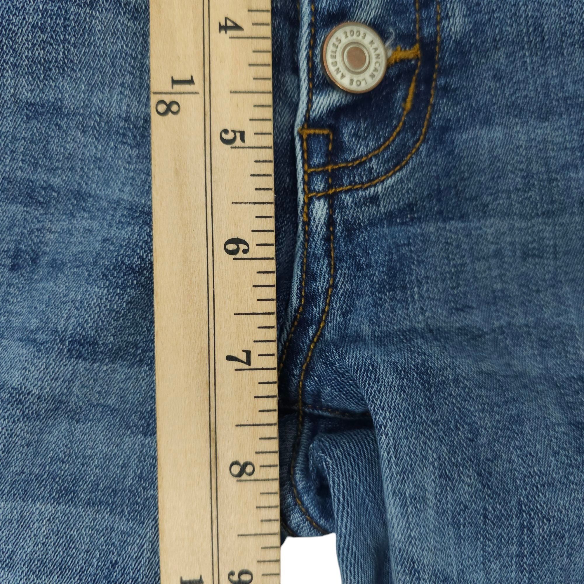 Other Kancan Button Fly Jeans Womens Size 1/24 Distressed Ripped Size 26" / US 2 / IT 38 - 14 Thumbnail