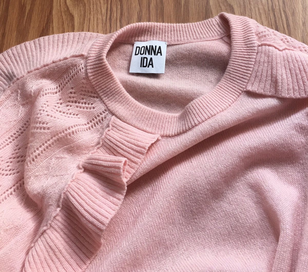 Other Donna Ida Devil's In The Detail Pink Cashmere Sweater M Size M / US 6-8 / IT 42-44 - 10 Thumbnail