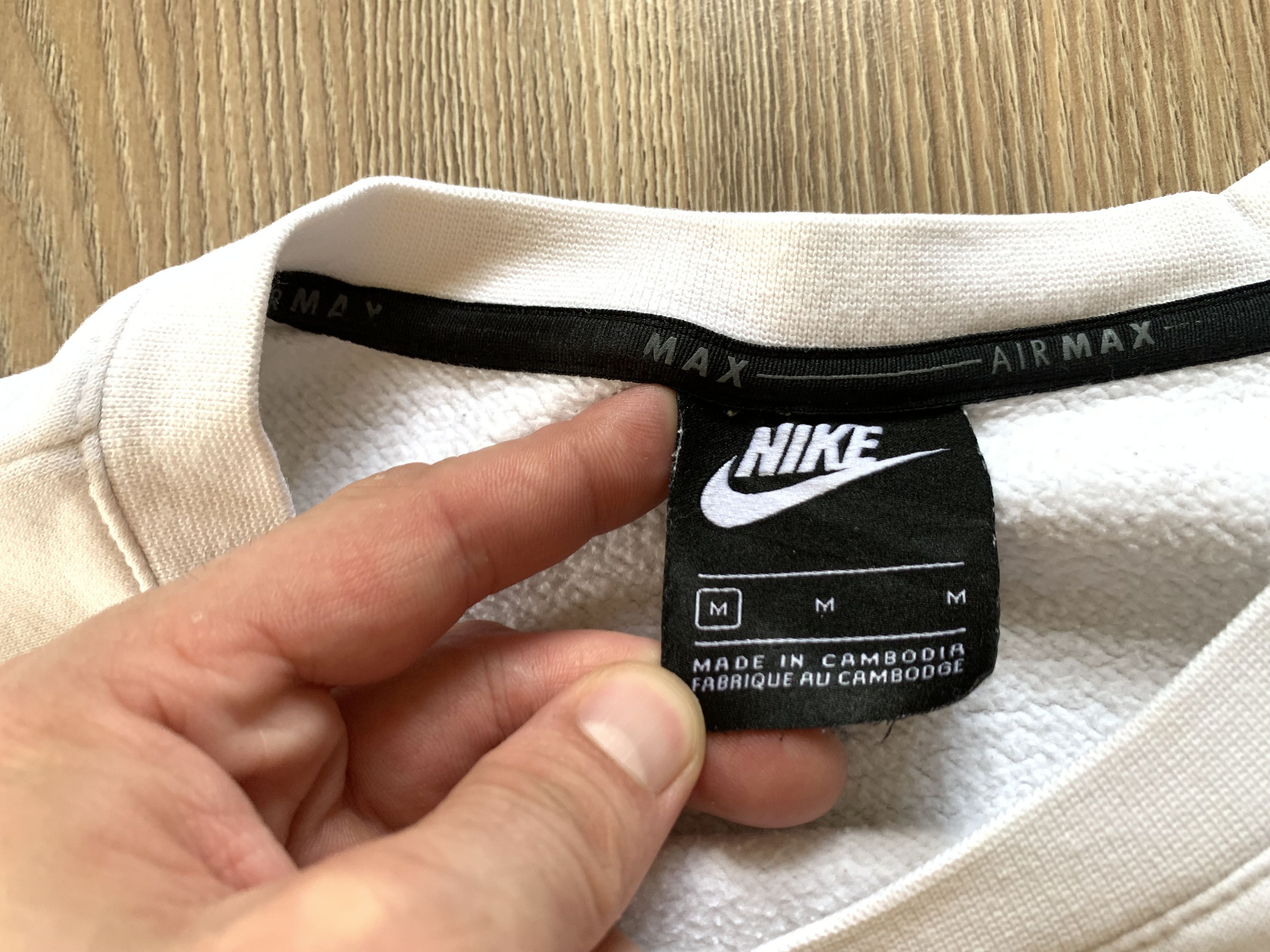 Nike White Nike Air Max Sweatshirt Size US M / EU 48-50 / 2 - 7 Thumbnail