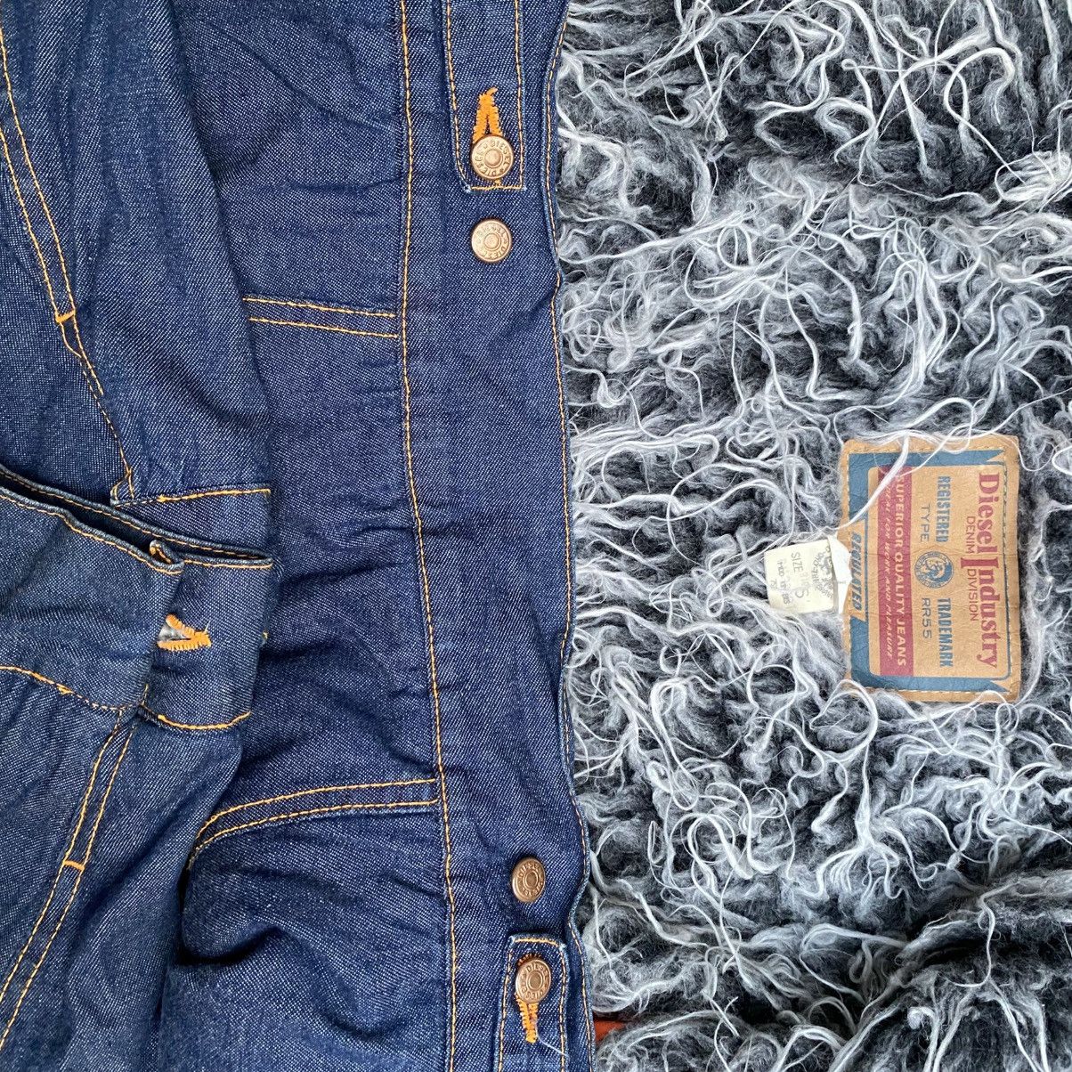 Diesel DIESEL INDUSTRY FURRY INNER DENIM JACKET Size S / US 4 / IT 40 - 4 Thumbnail