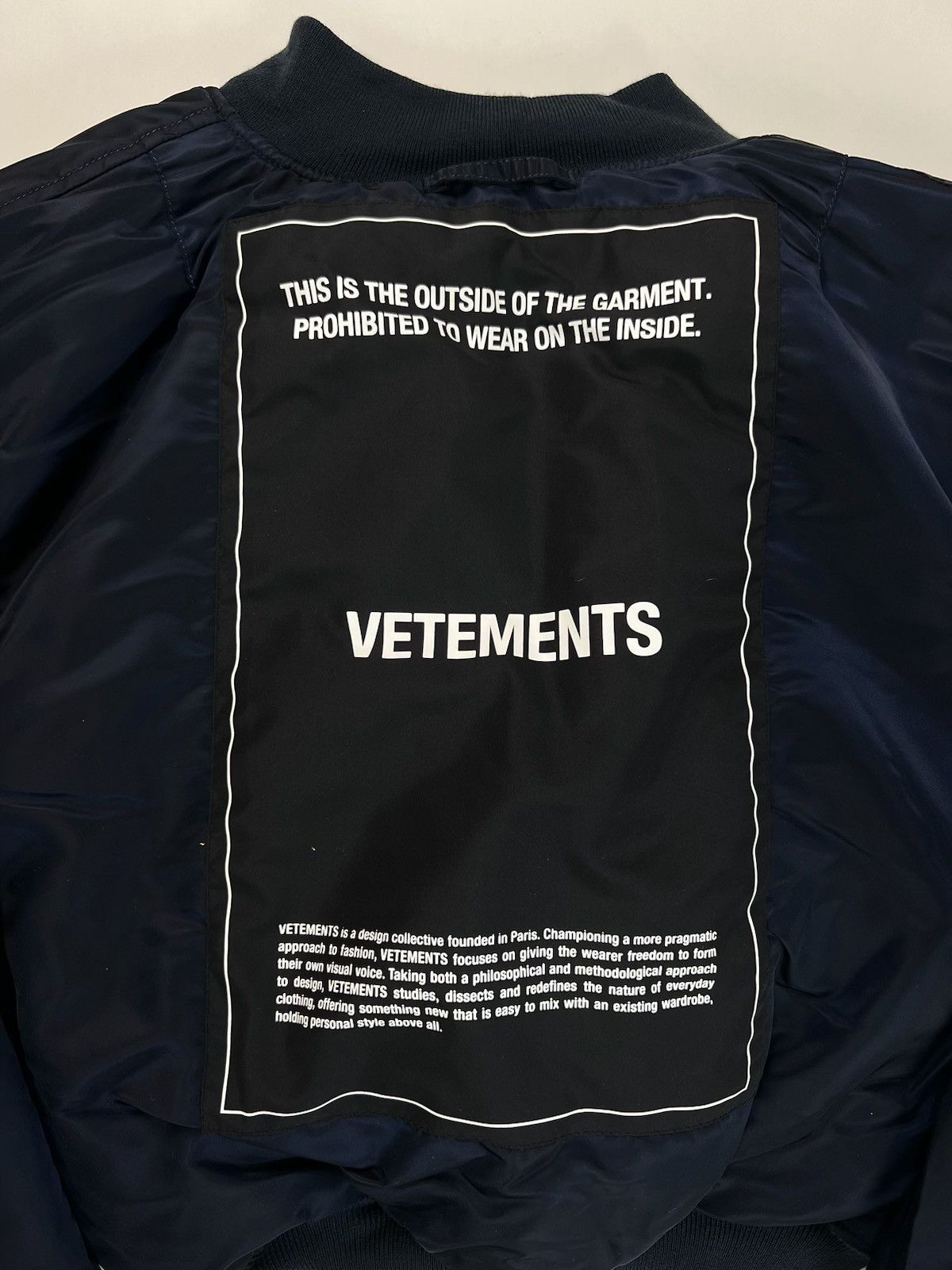Vetements *REVERSIBLE* Vetements x Alpha Industrie Big Patch Bomber Size US XS / EU 42 / 0 - 4 Thumbnail