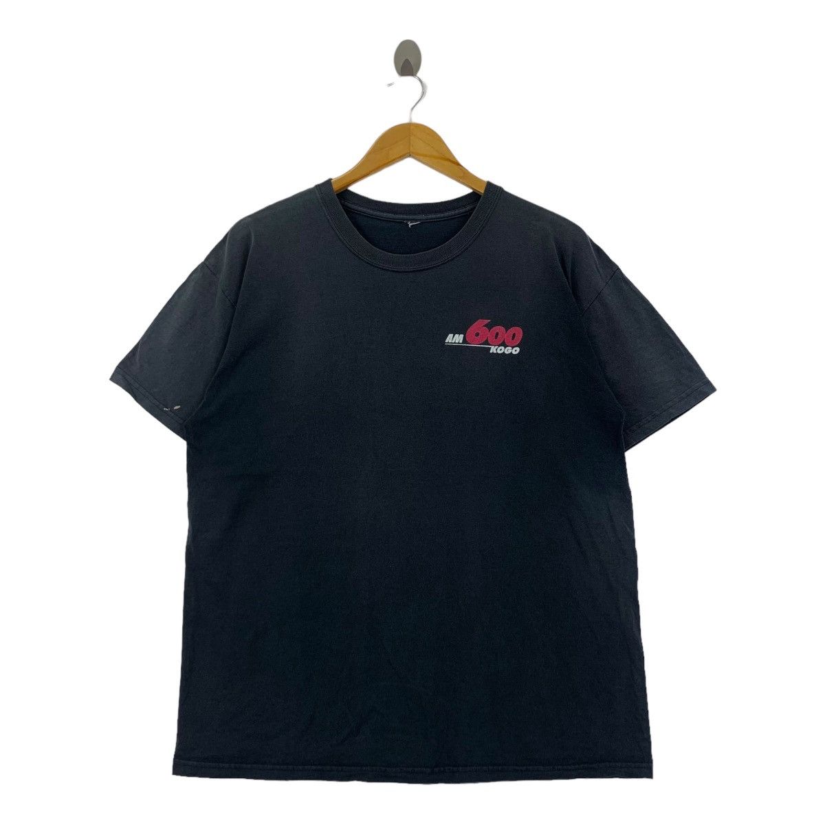 Vintage Vintage 90’ AM 600 KOGO RADIO Gaga Tee Shirt Top Size US L / EU 52-54 / 3 - 1 Thumbnail