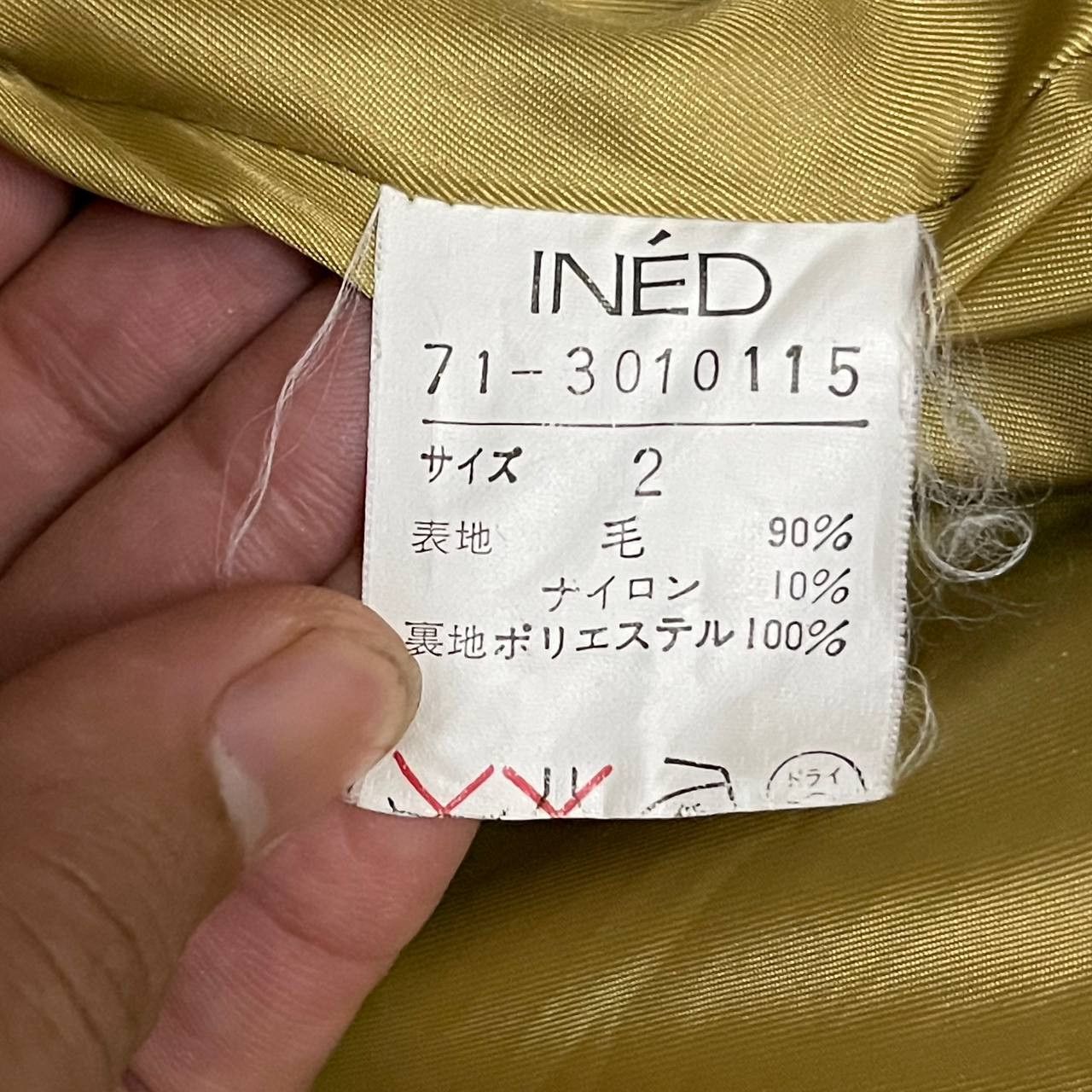 Yohji Yamamoto Vintage Ined by Yohji Yamamoto Wool Coat with Belt Size US M / EU 48-50 / 2 - 10 Thumbnail
