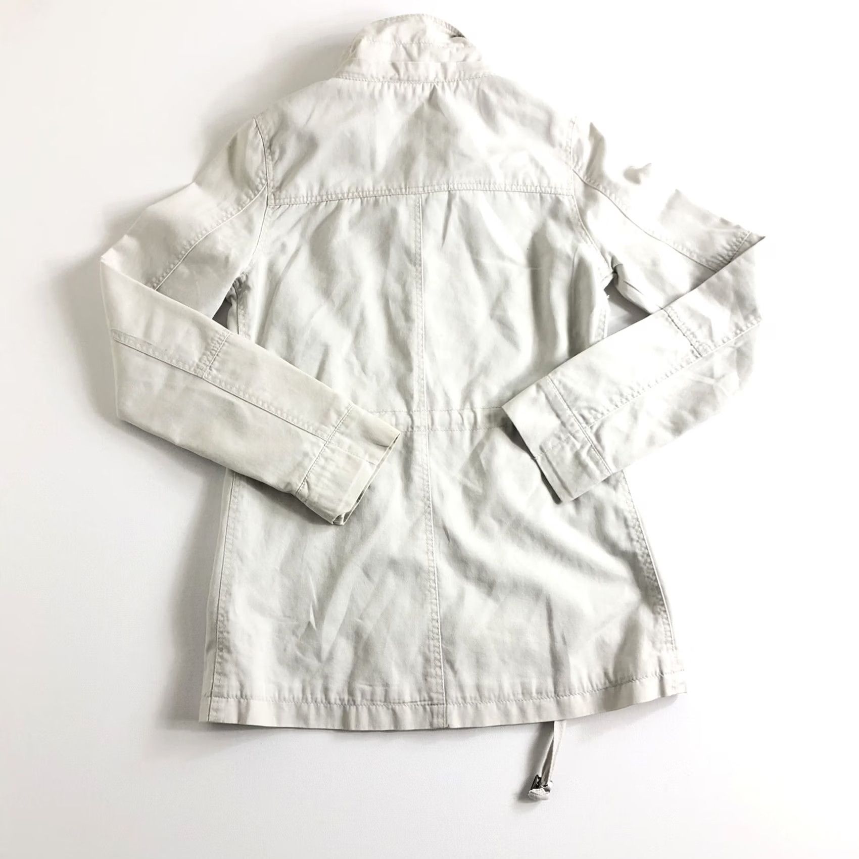 Vintage AEROPOSTALE Jacket Parka Lightweight Beige Tan XS Women Size XS / US 0-2 / IT 36-38 - 2 Thumbnail