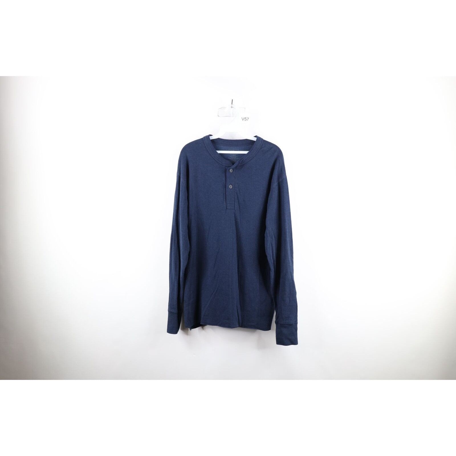 L.L. Bean × Vintage Vintage LL Bean Rivers Driver Long Sleeve Henley T-Shirt Size US L / EU 52-54 / 3 - 1 Thumbnail
