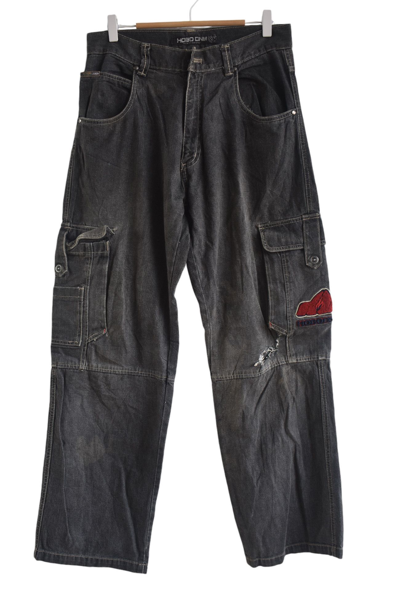 Hobo × JNCO HOBO JNCO DENIM BAGGY 6 POCKET JEANS W30 Size US 30 / EU 46 - 1 Thumbnail