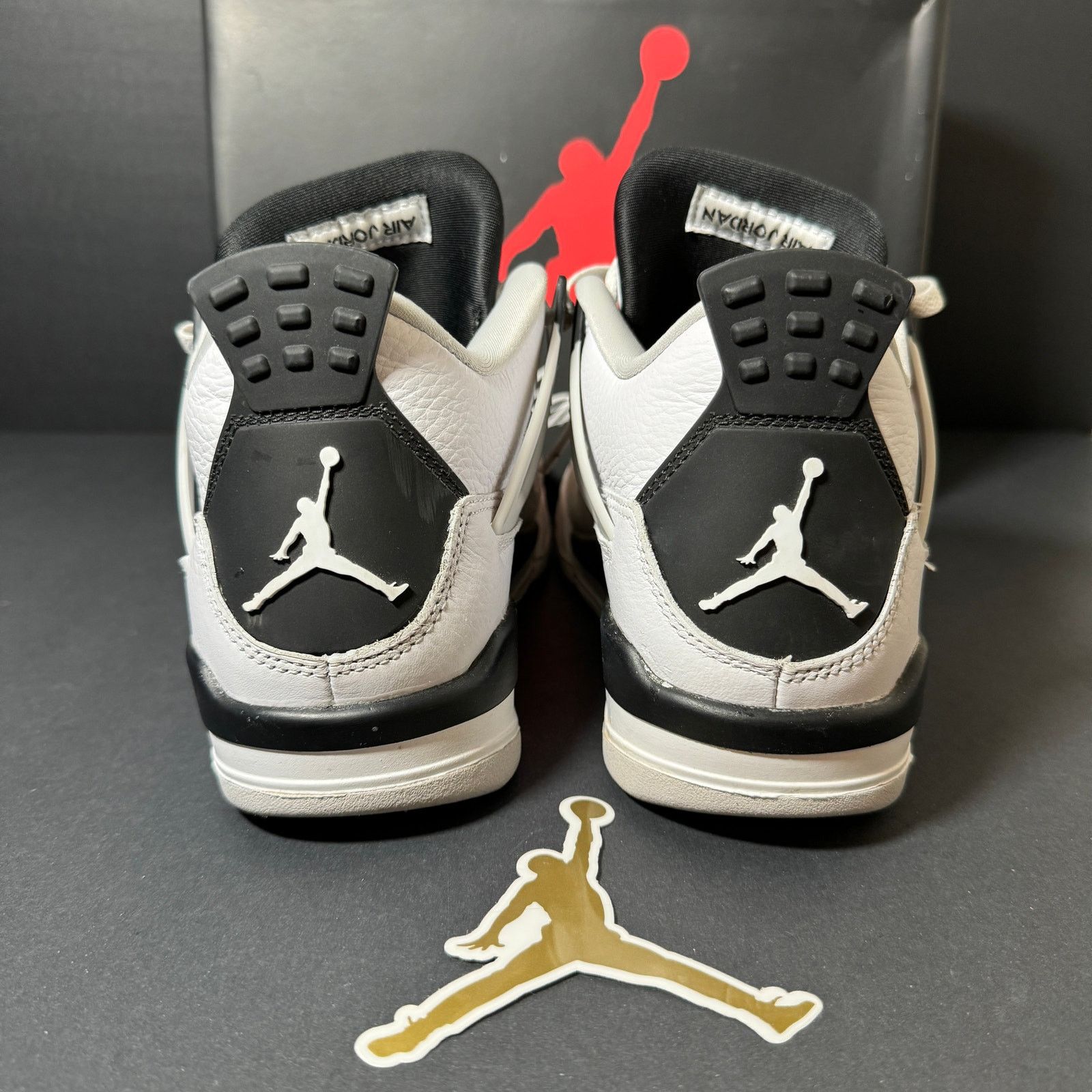 Jordan Brand × Nike Size 7 Nike Air Jordan 4 Retro GS Military Black Men's Shoes Size US 7 / EU 40 - 7 Thumbnail
