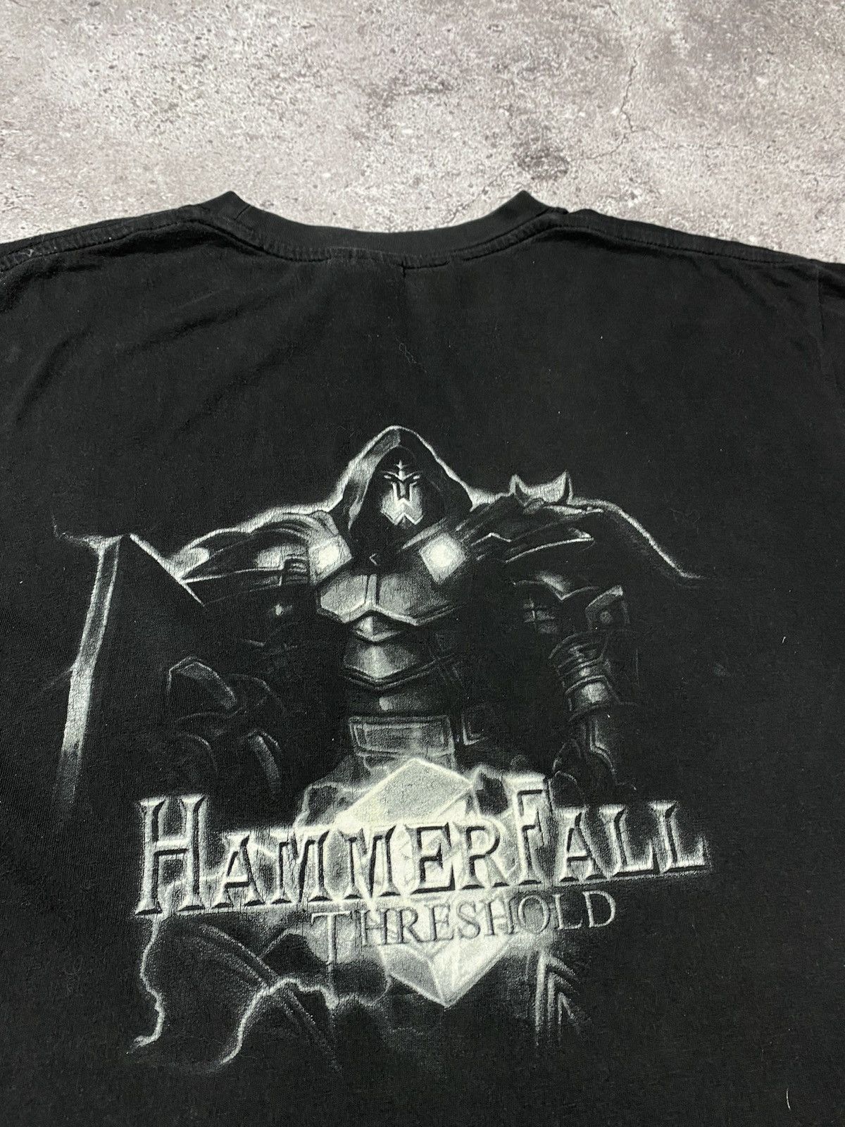Band Tees × Vintage Vintage HAMER FALL Threahold rock band Tees Size US L / EU 52-54 / 3 - 10 Thumbnail