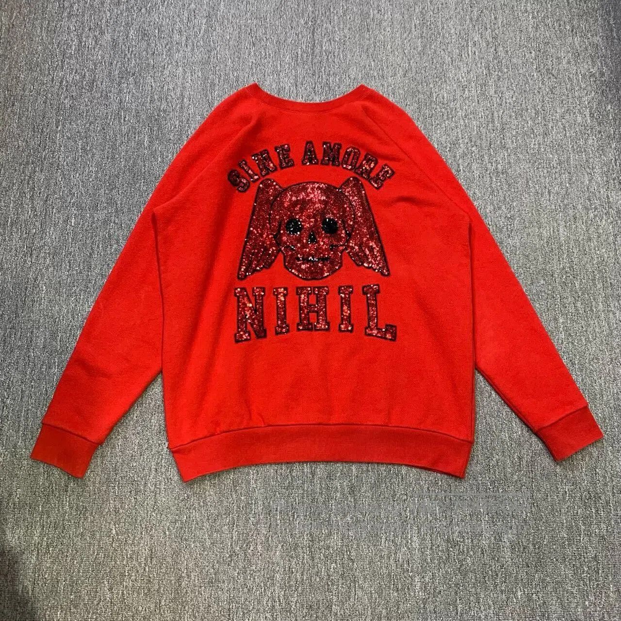 Gucci gucci red sequin sweatshirt with skull design. Size US L / EU 52-54 / 3 - 2 Thumbnail