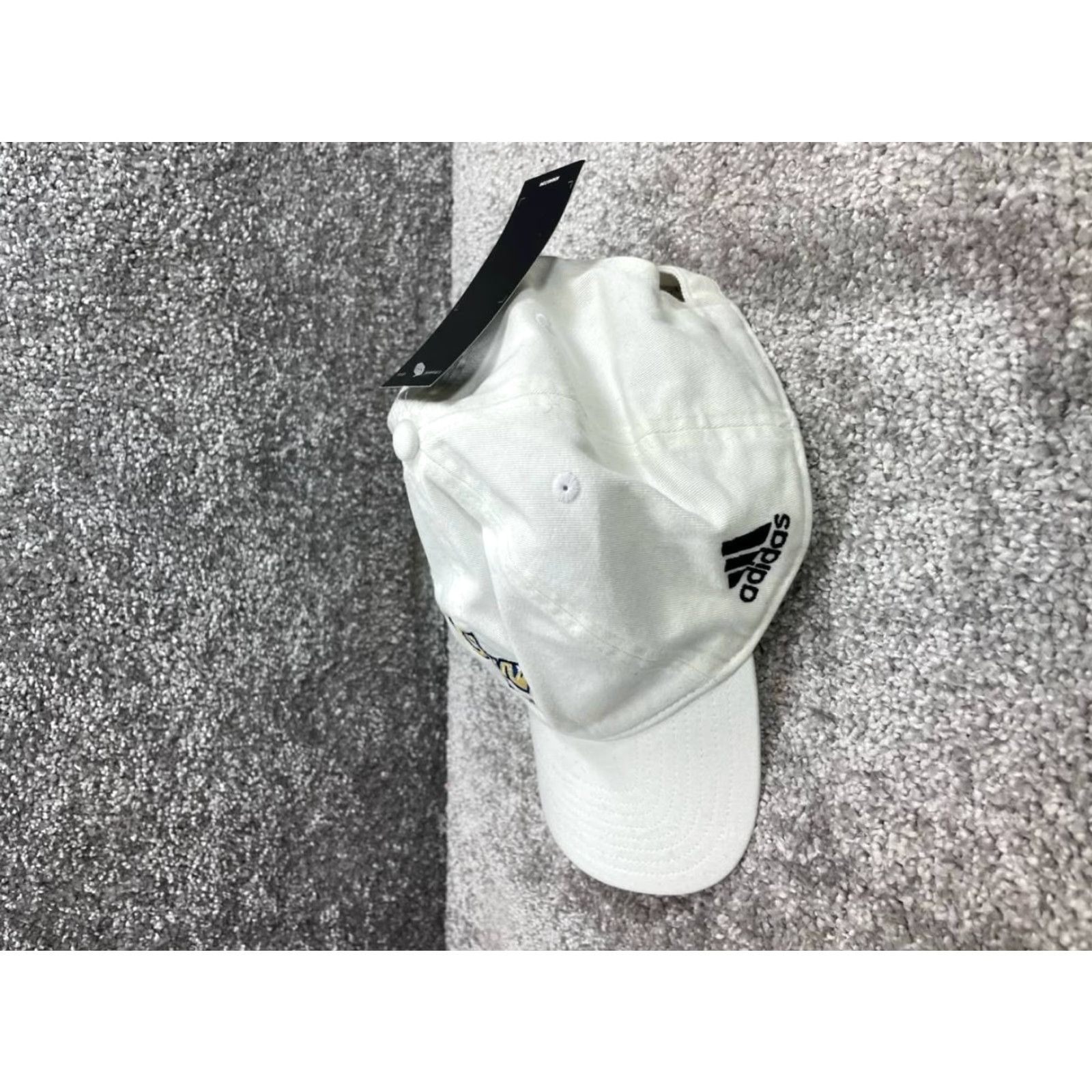 Adidas **Adidas White Cotton Mens OSFM Size Baseball Cap** User: Adidas White Cotton Mens OSFM Size Baseball Cap Size ONE SIZE - 3 Thumbnail
