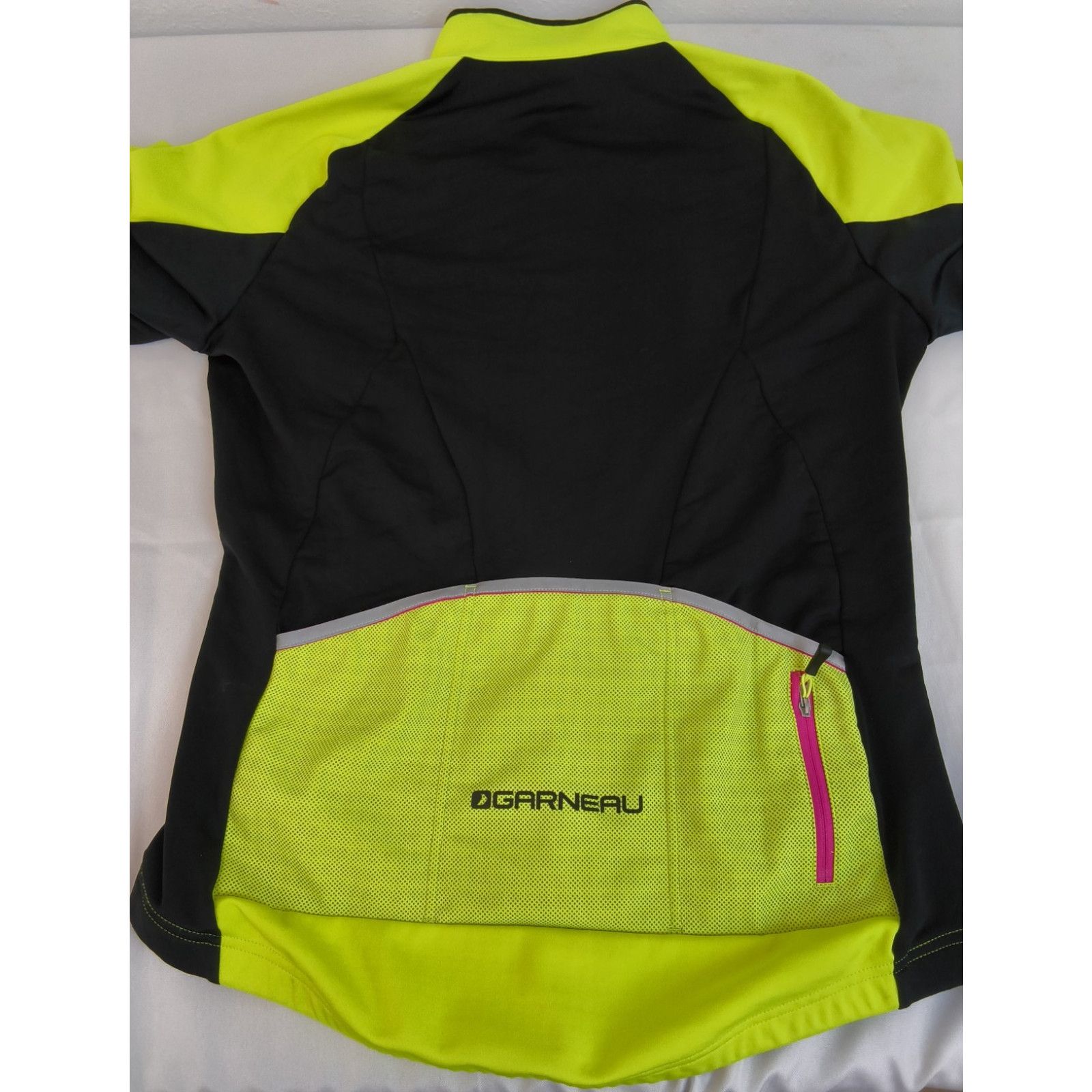 Other Louis Garneau Cycling Jacket Women's L Neon Yellow Hi-vis Size L / US 10 / IT 46 - 5 Thumbnail