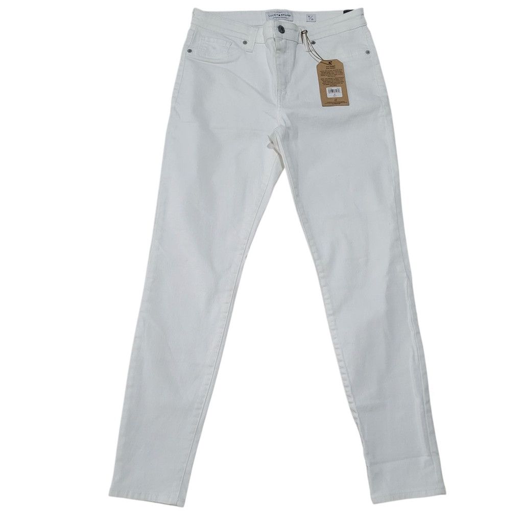 Lucky Brand Lucky Brand Ava Skinny Women's Jeans 8/29 Beige NWT $99 Size 29" - 2 Thumbnail
