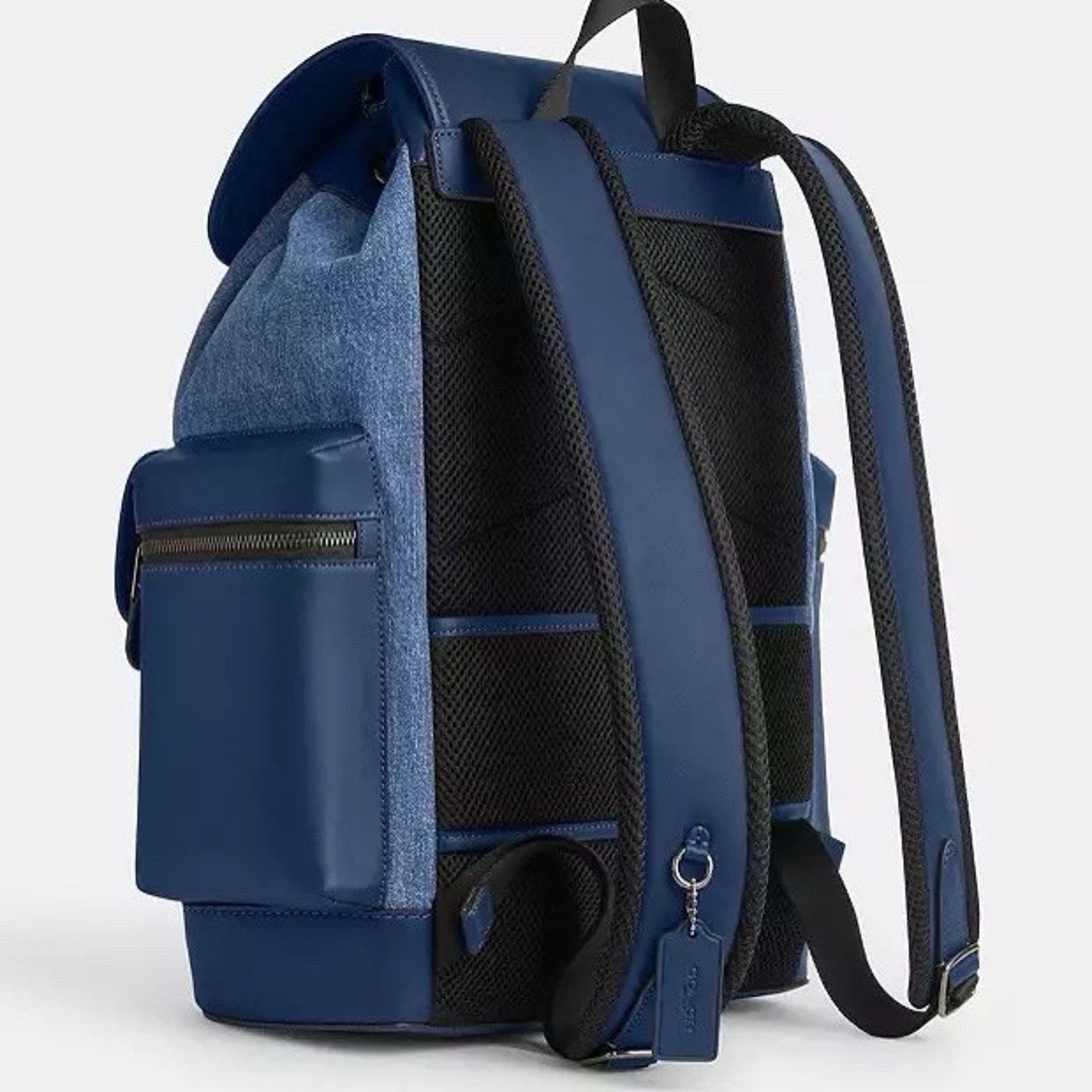 Coach NWT Coach MEN's Sprint Backpack CBI76 Denim/Deep Blue Size ONE SIZE - 3 Thumbnail