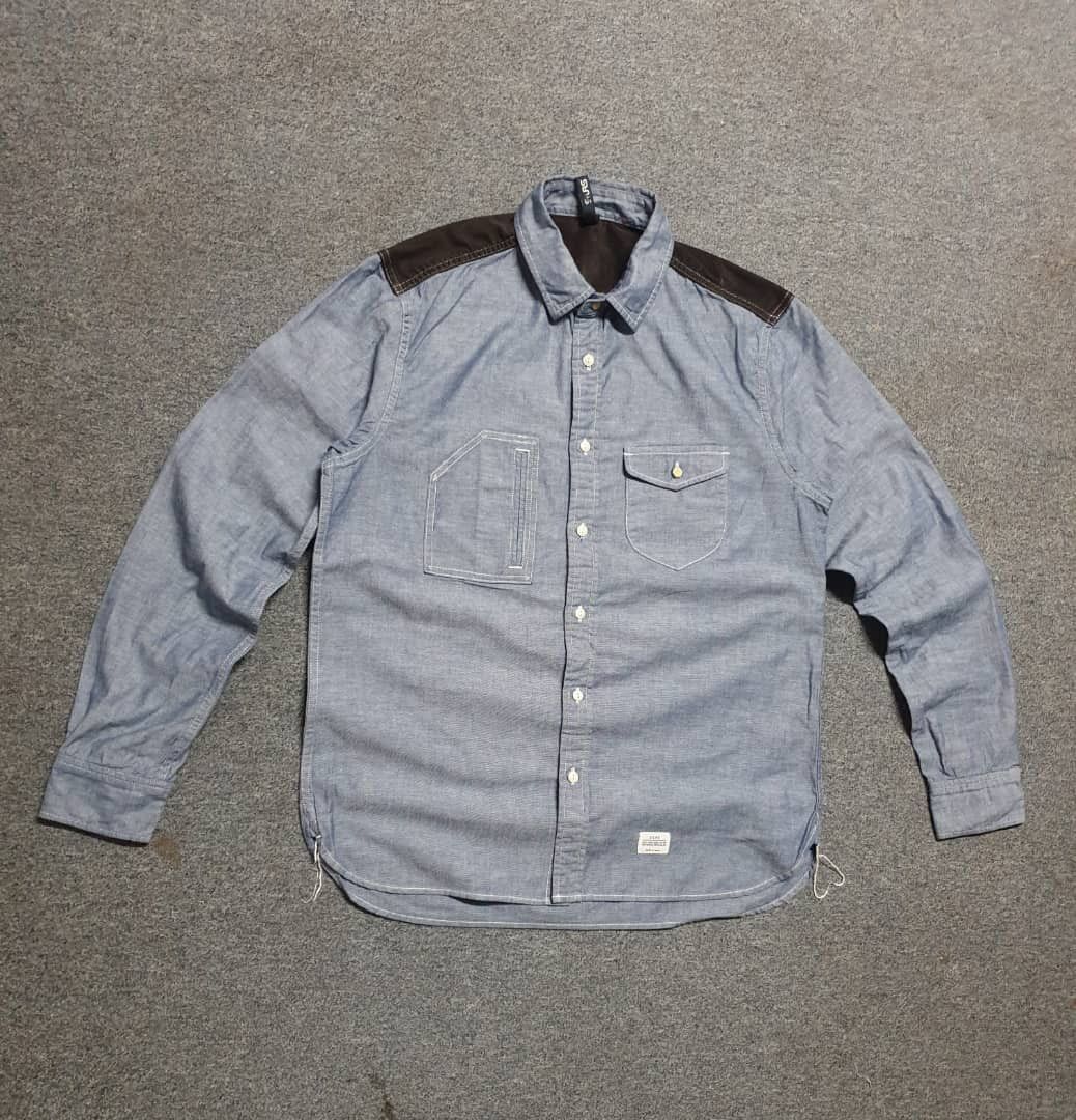 Japanese Brand 💥Silas Japanese brand chambray shirt Size US M / EU 48-50 / 2 - 6 Thumbnail