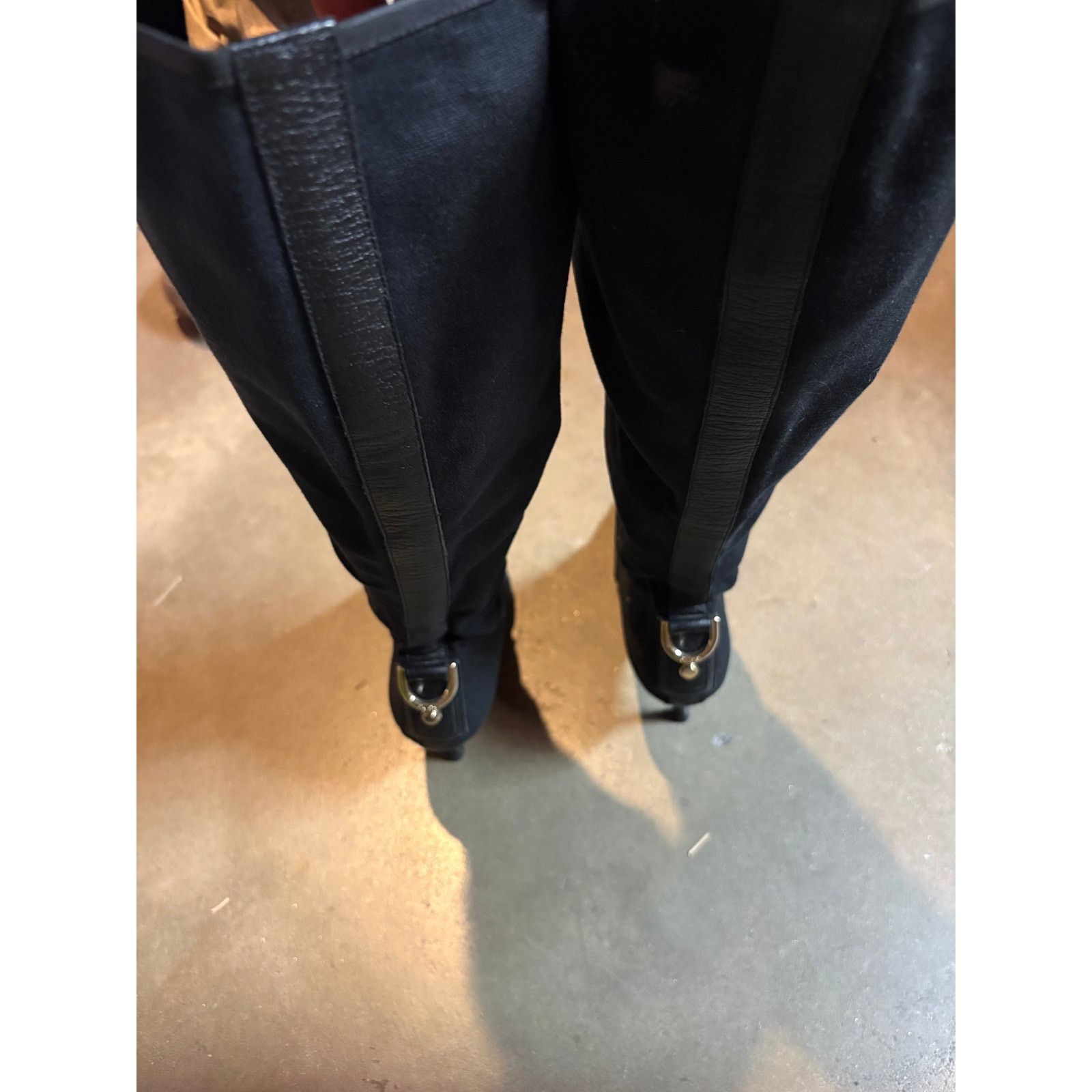 Gucci Gucci Black Stretch Over-The-Knee Boots - SZ 36/ Us 6 Size US 6 / IT 36 - 2 Thumbnail