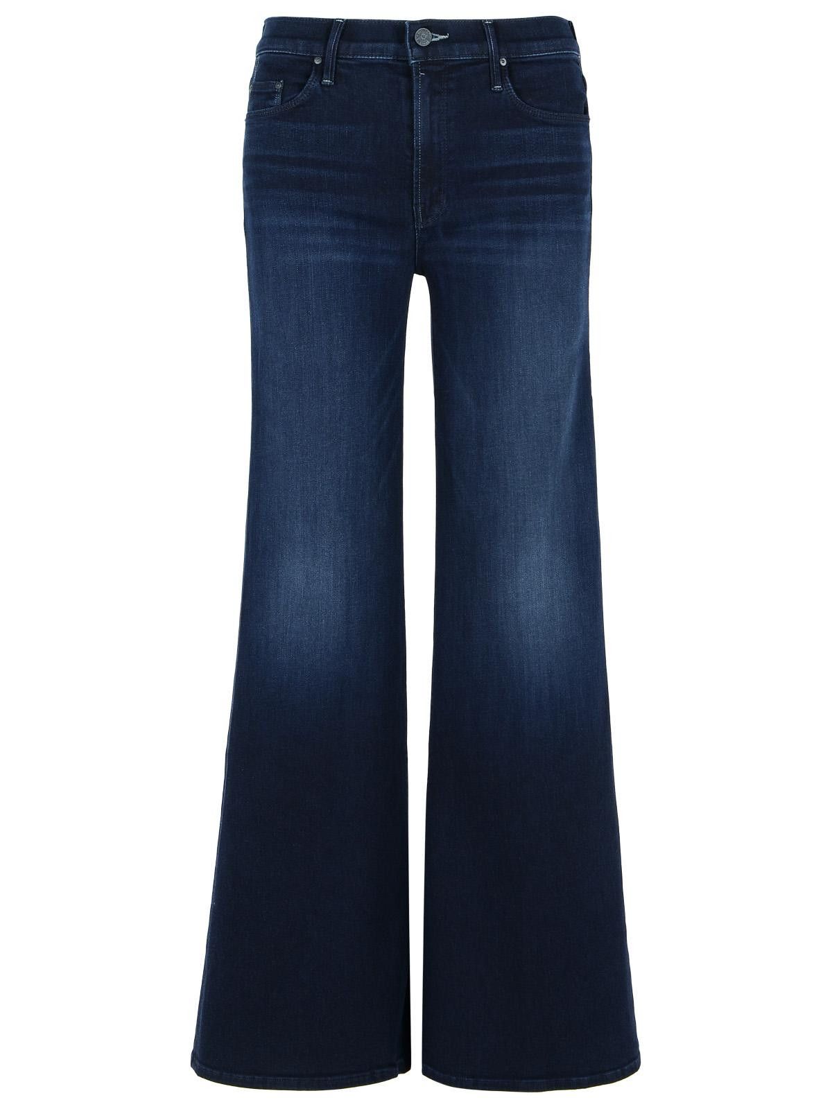 MOTHER MOTHER 'The Twister Sneak' Dark Blue Cotton Jeans Size 32" / US 10 / IT 46 - 1 Thumbnail