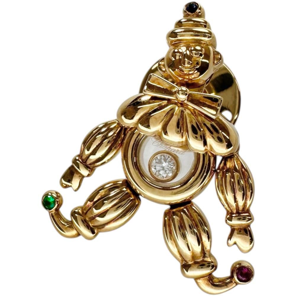 Chopard Chopard Happy Diamonds Au750 Gemstone Brooch Precious Metal Brooch DUTY FREE for USA