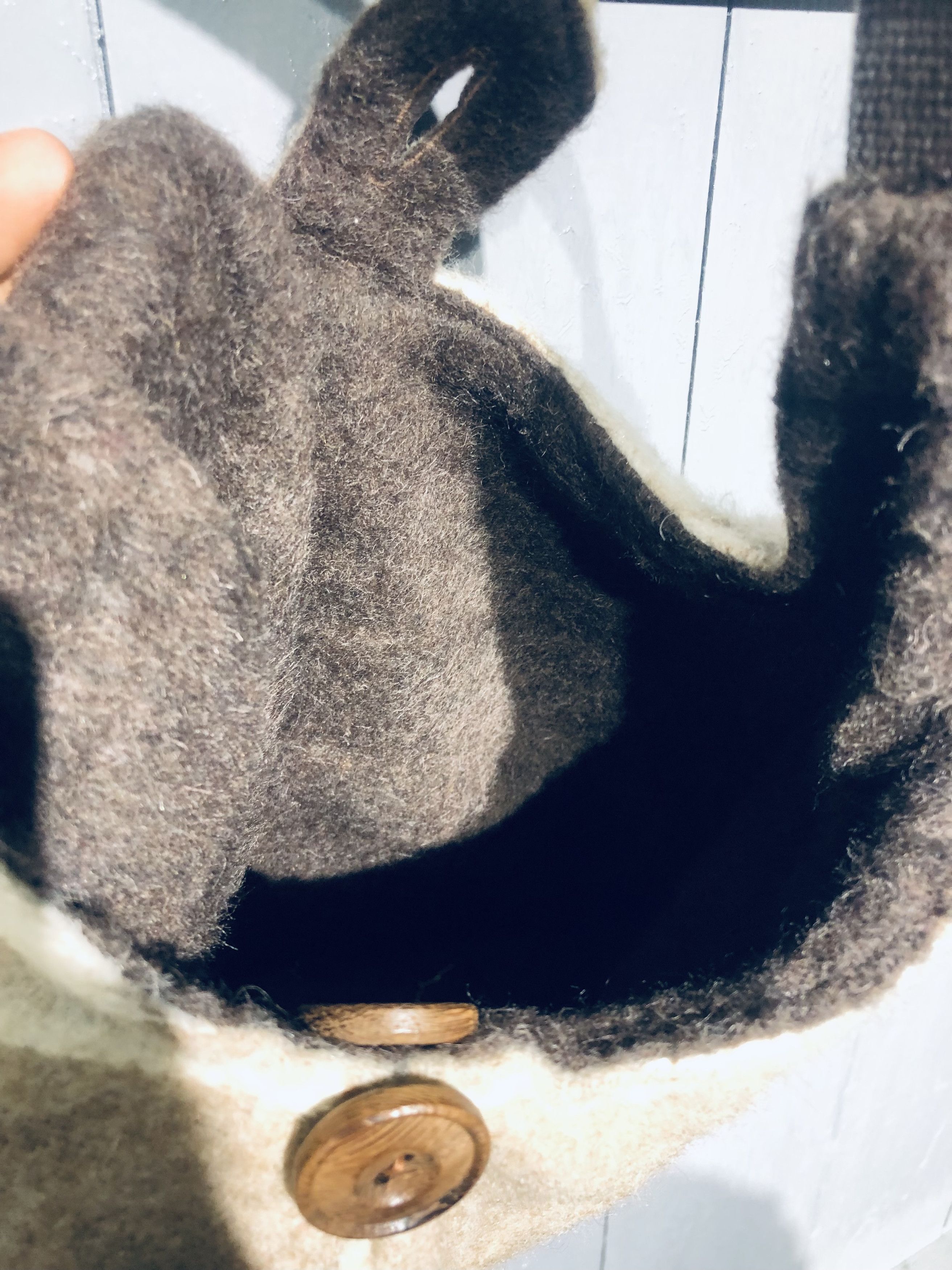 Designer × Japanese Brand JAPANESE BISHU WOOL STYLE MINI HANDCARRY BAG Size ONE SIZE - 6 Thumbnail