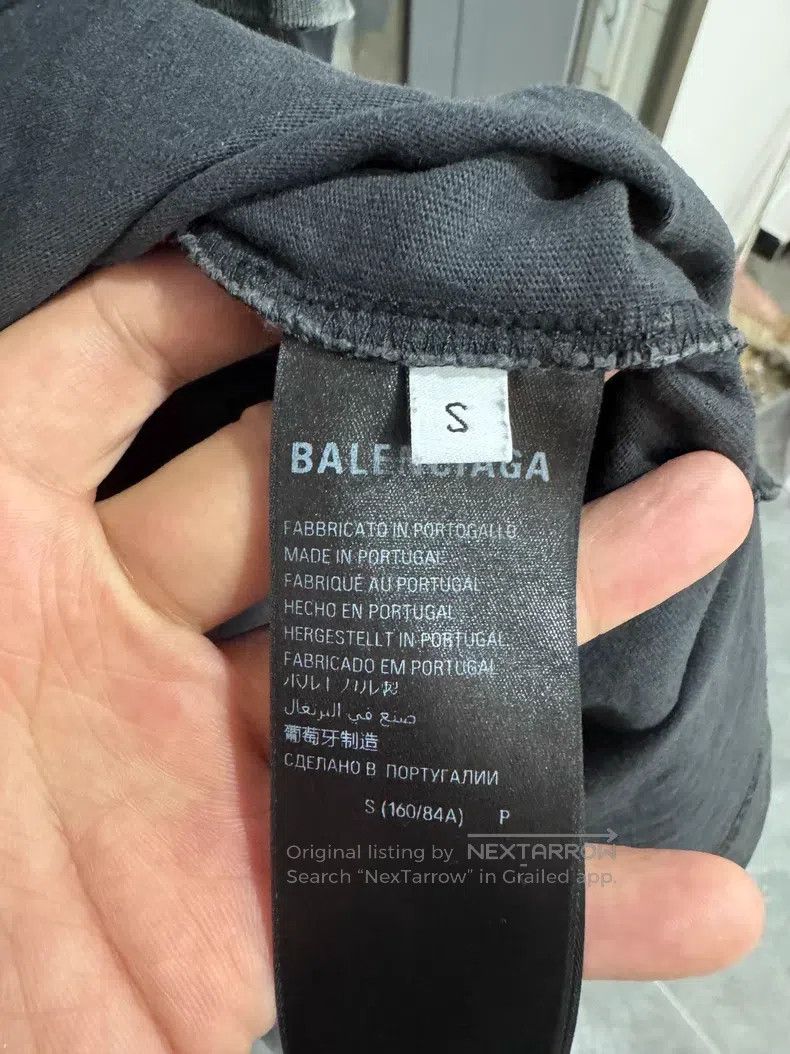 Balenciaga Balenciaga Letter Printed Round Neck Short Sleeve T-Shirt Size US S / EU 44-46 / 1 - 4 Thumbnail