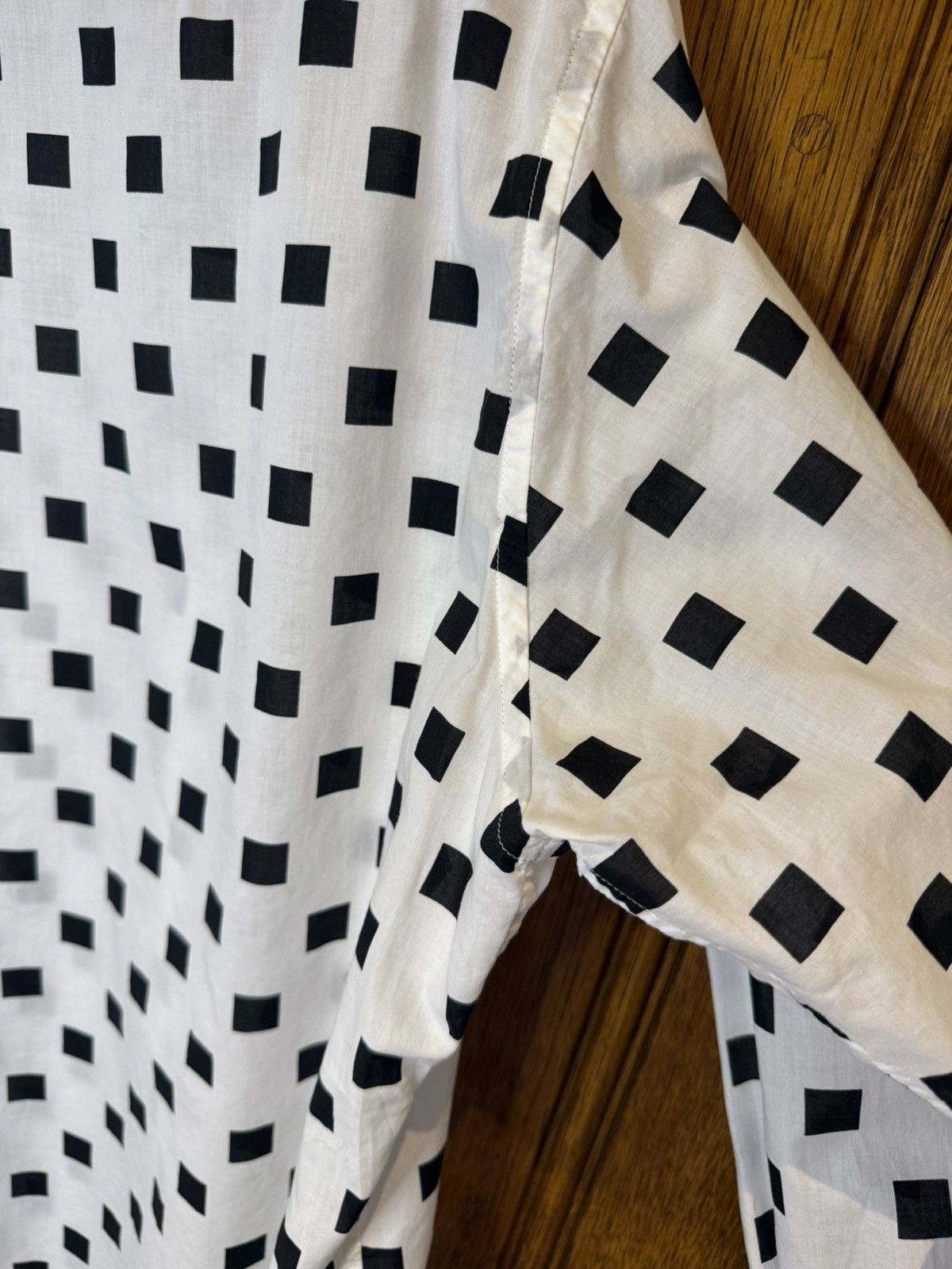 Saint Laurent Paris SS13 Saint Laurent square polka dot white shirt Hedi Slimane Size US M / EU 48-50 / 2 - 20 Thumbnail