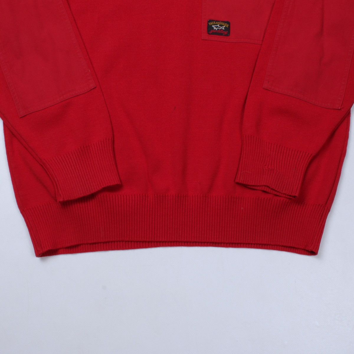 Designer × Paul & Shark × Vintage PAUL SHARK Yachting Vintage Wool Pockets Sweater Italy Size US M / EU 48-50 / 2 - 3 Thumbnail