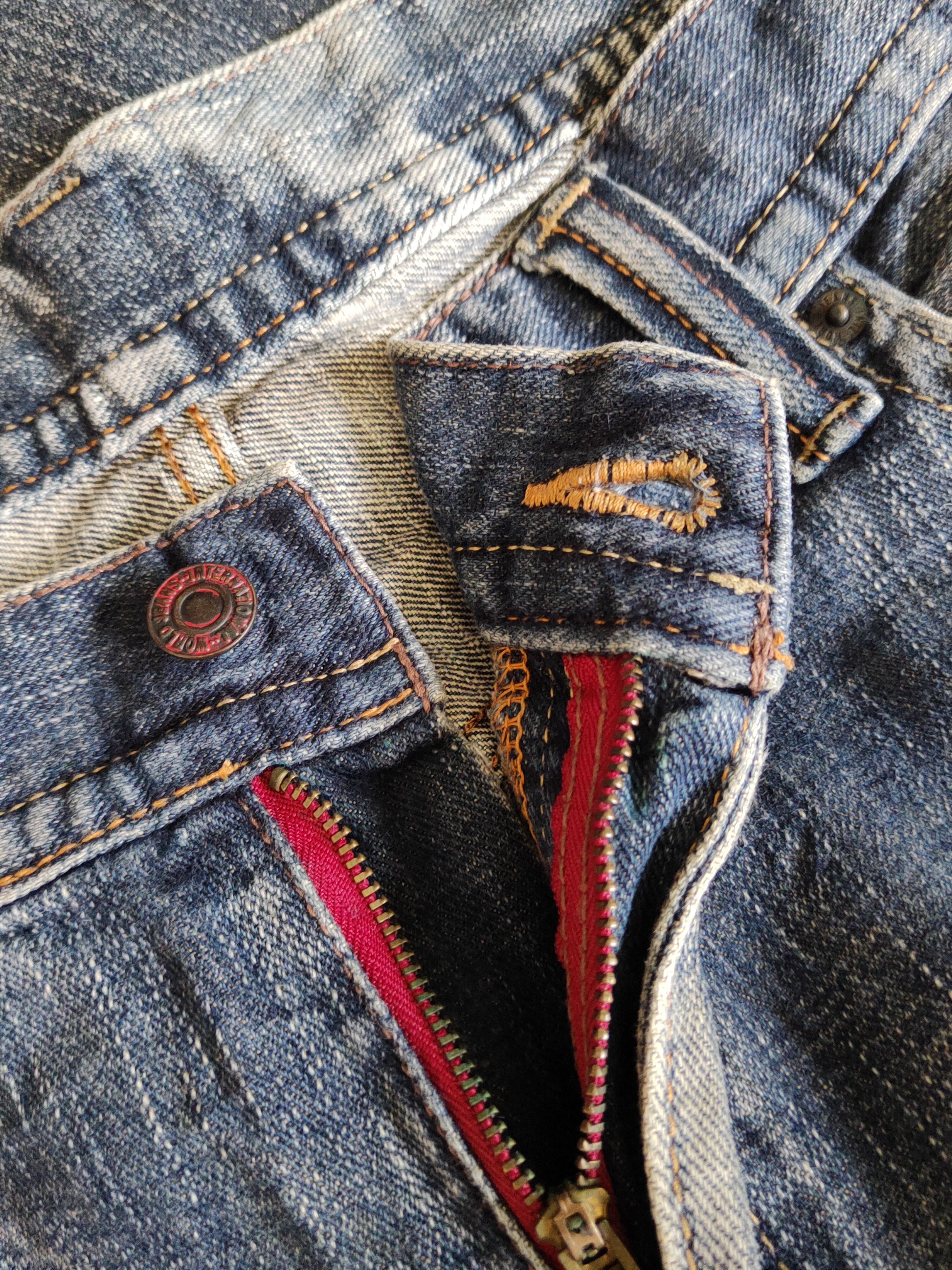 Japanese Brand GLHeart Dark Blue Faded Distressed Ripped Jeans #S2248 Size US 40 / EU 56 - 13 Thumbnail