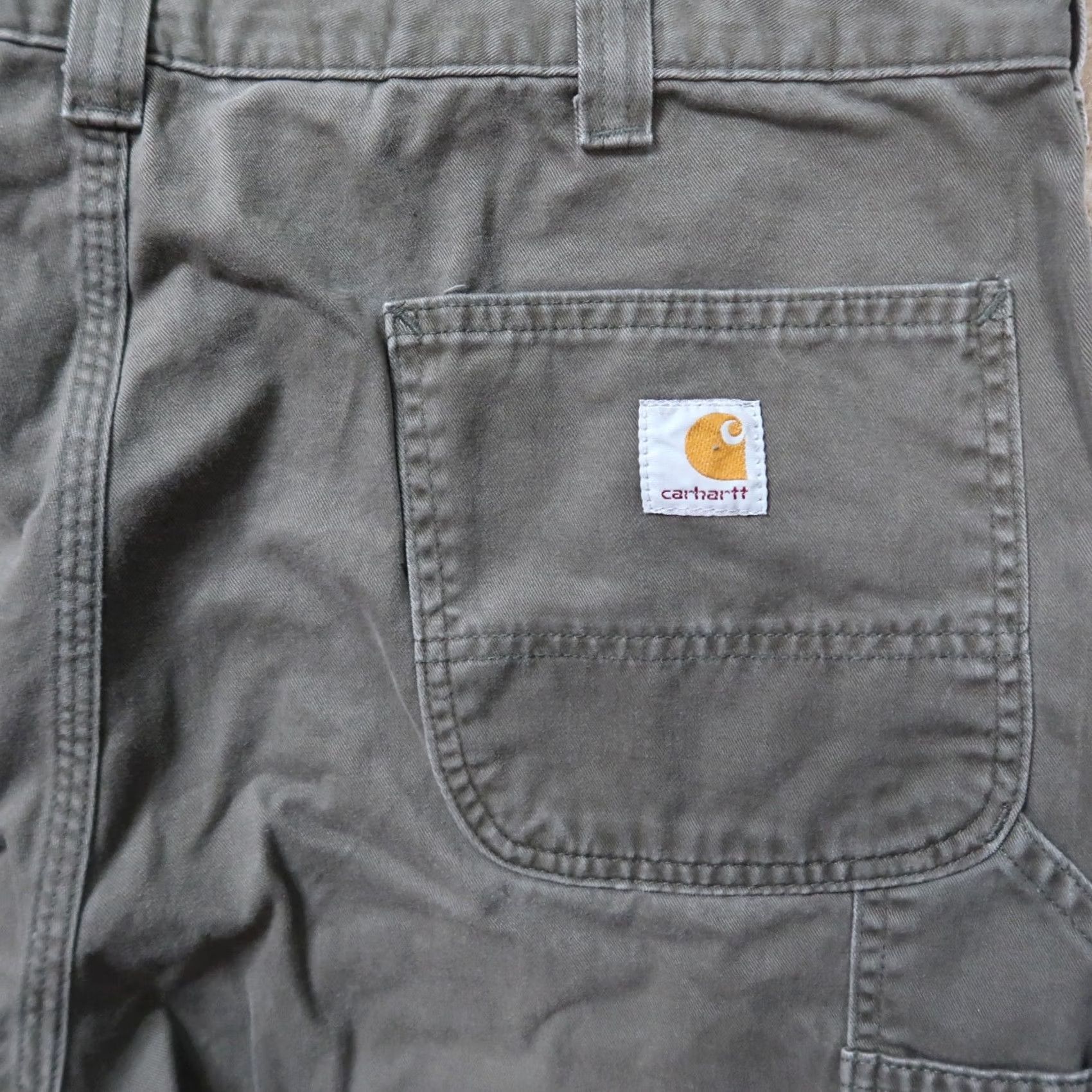Carhartt VINTAGE Carhartt Relaxed Carpenter Pants Men 40x30 Green B324 DFE Workwear Carhartt Carpenter Pants Mens 40x30 Green 90s Deluxe Pants Size US 40 / EU 56 - 6 Thumbnail