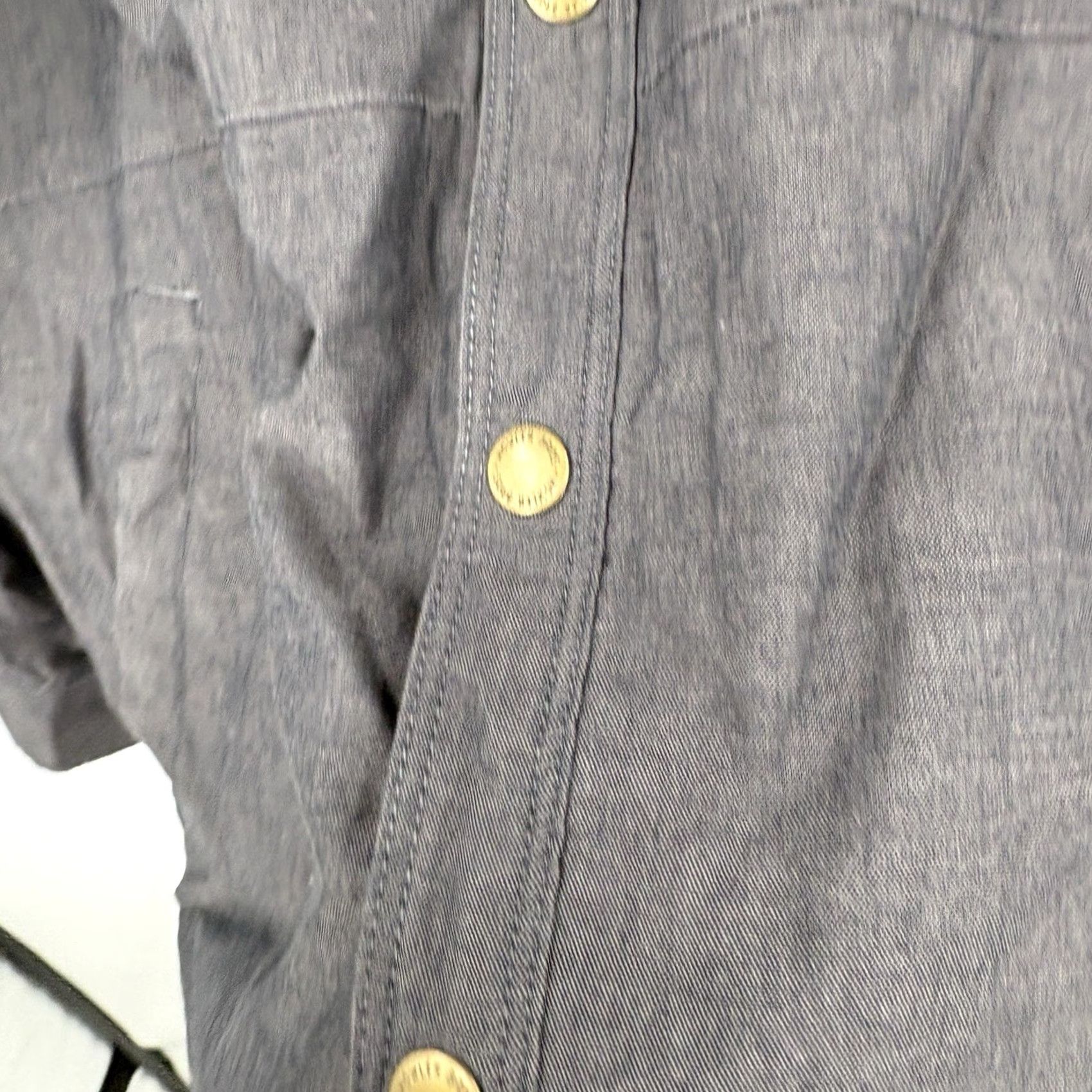 Vintage Howler Bros Emerger Tech Shirt Mens Medium Gray Long Sleeve Snap Vented Comfort Shirt Size US M / EU 48-50 / 2 - 6 Thumbnail